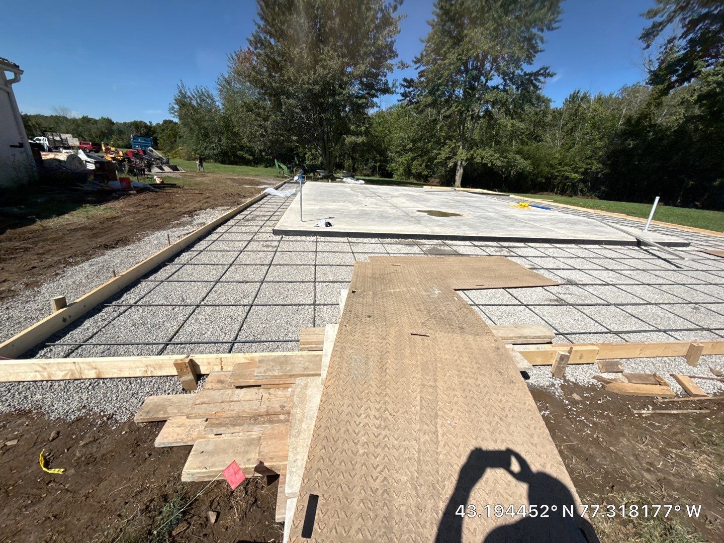 Pole Barn Floor w/ Broom Finished Apron by NG Masonry & Construction LLC