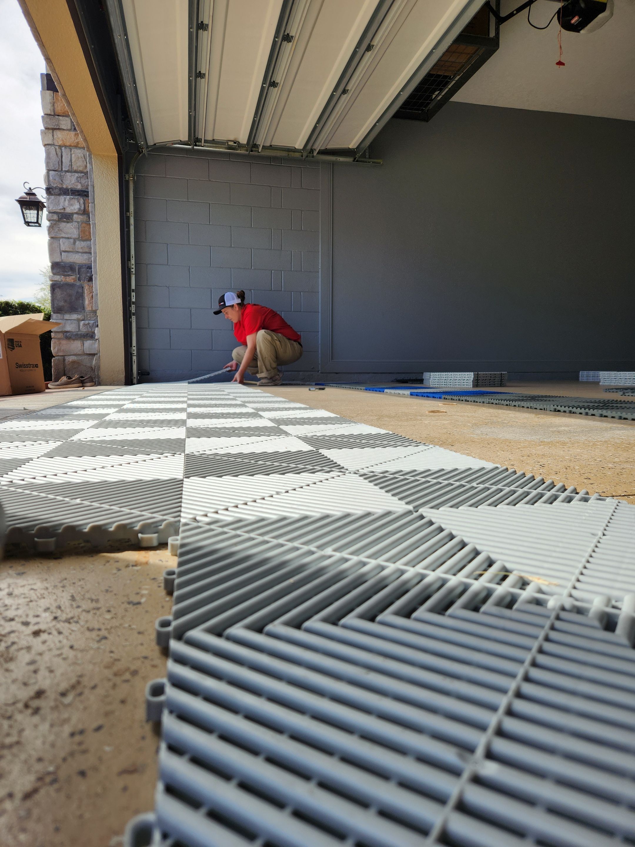 3 Car Garage with Swisstrax by Revelry Coatings