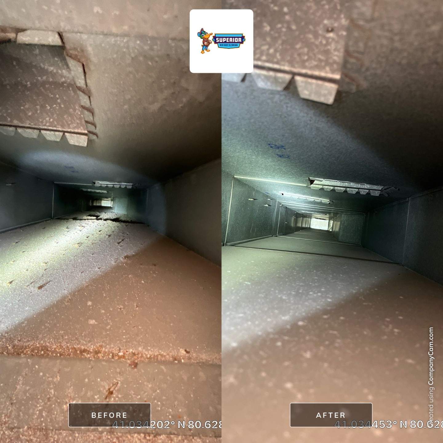 Air Duct Cleaning With a Vacuum Truck in Youngstown, OH by Superior Air Duct Cleaning