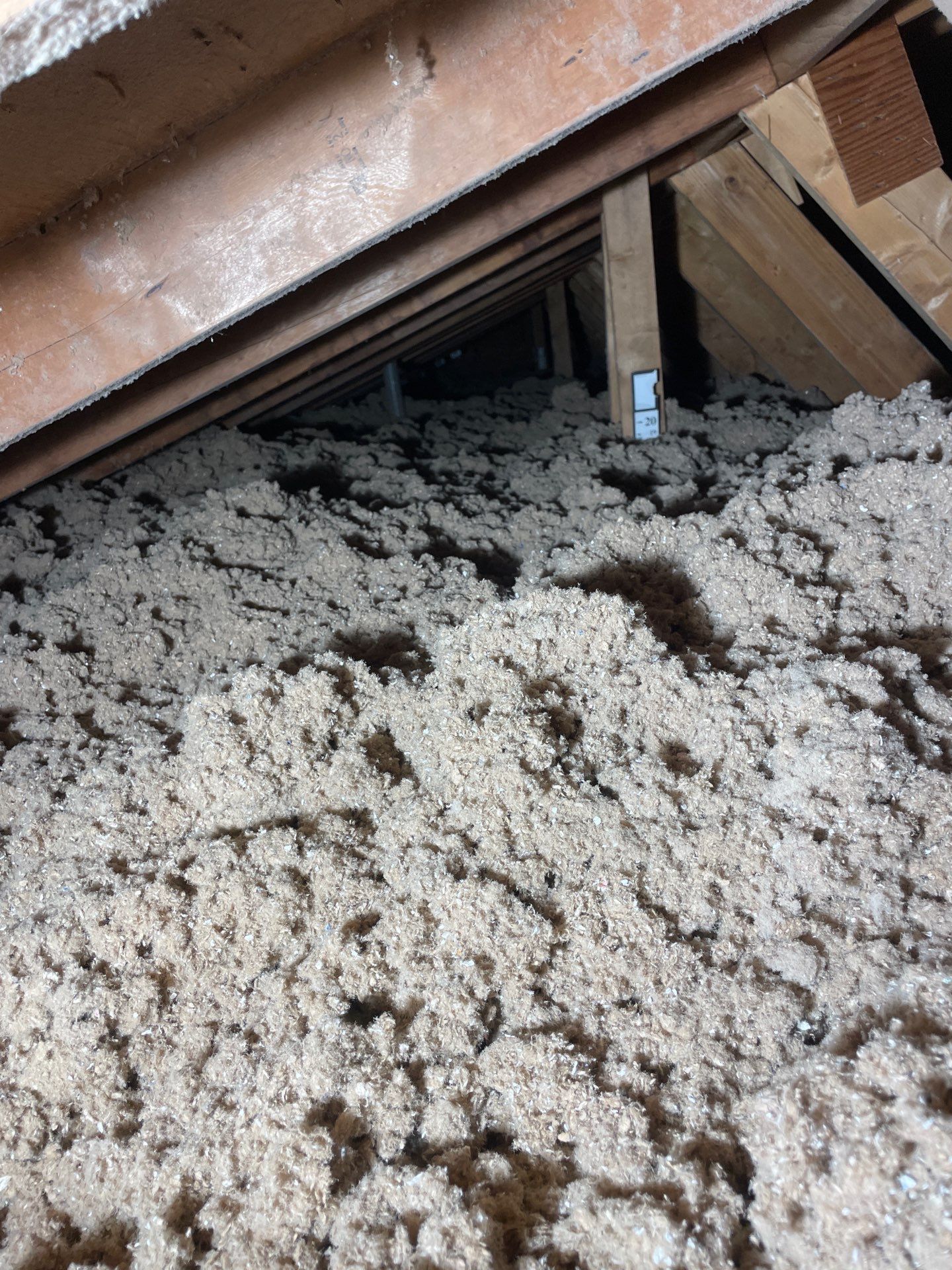 Attic Insulation using Green Fiber Sanctuary by NYS Foam & Energy