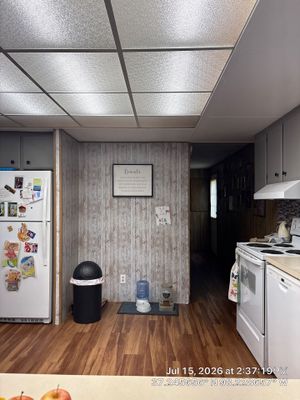 Modern Kitchen Renovation with Grey Cabinetry in Attica, Kansas