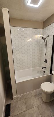Easy to clean bathroom! Fresh
