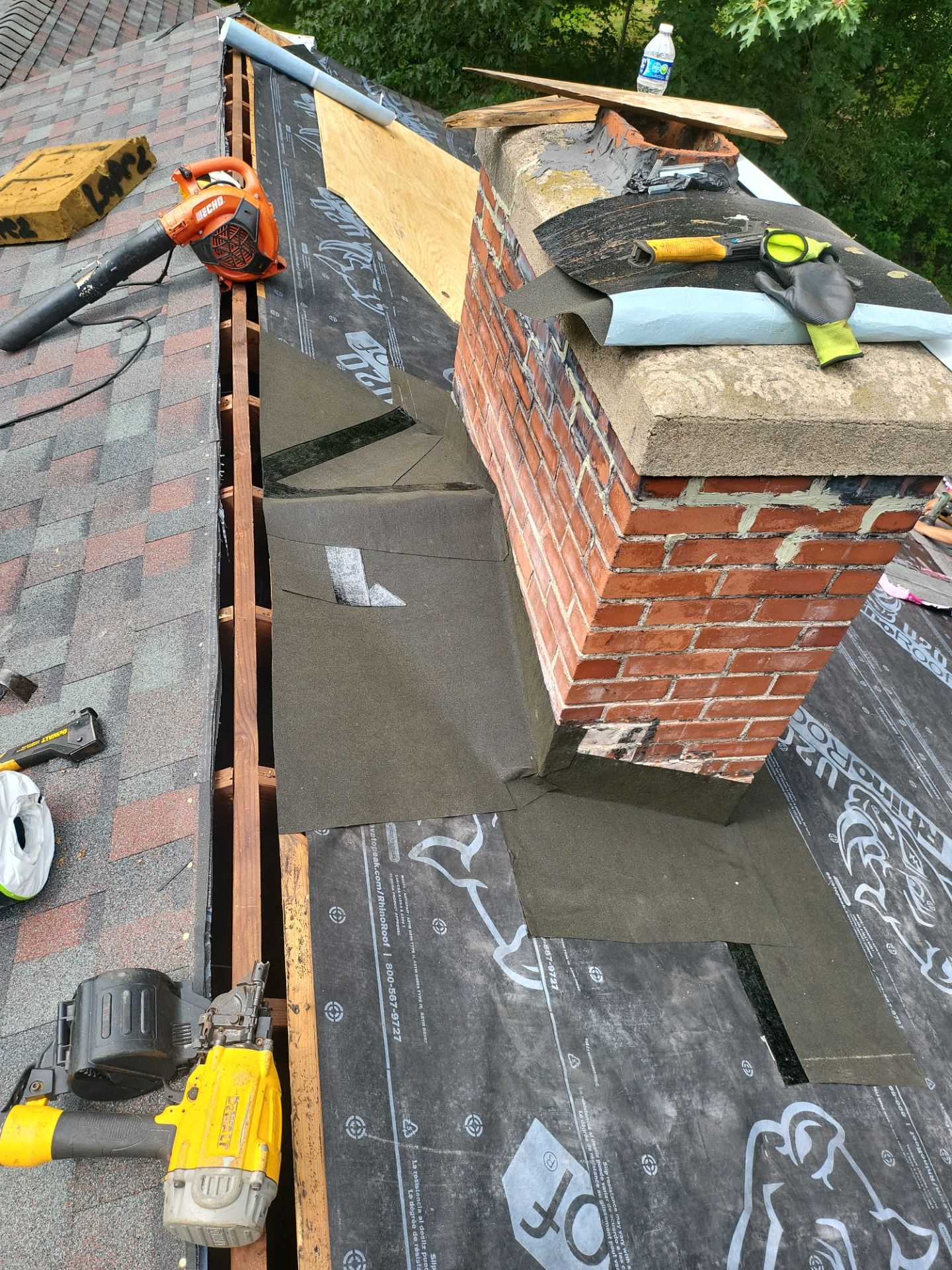 Residential Roofing Installation using Owens Corning TruDefinition Duration AR - Colonial Slate by A Plus Exterior