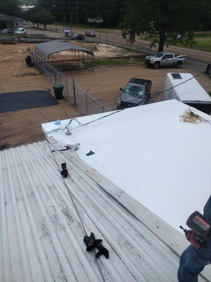 Office Building in Magnolia by Hostetler Roofing