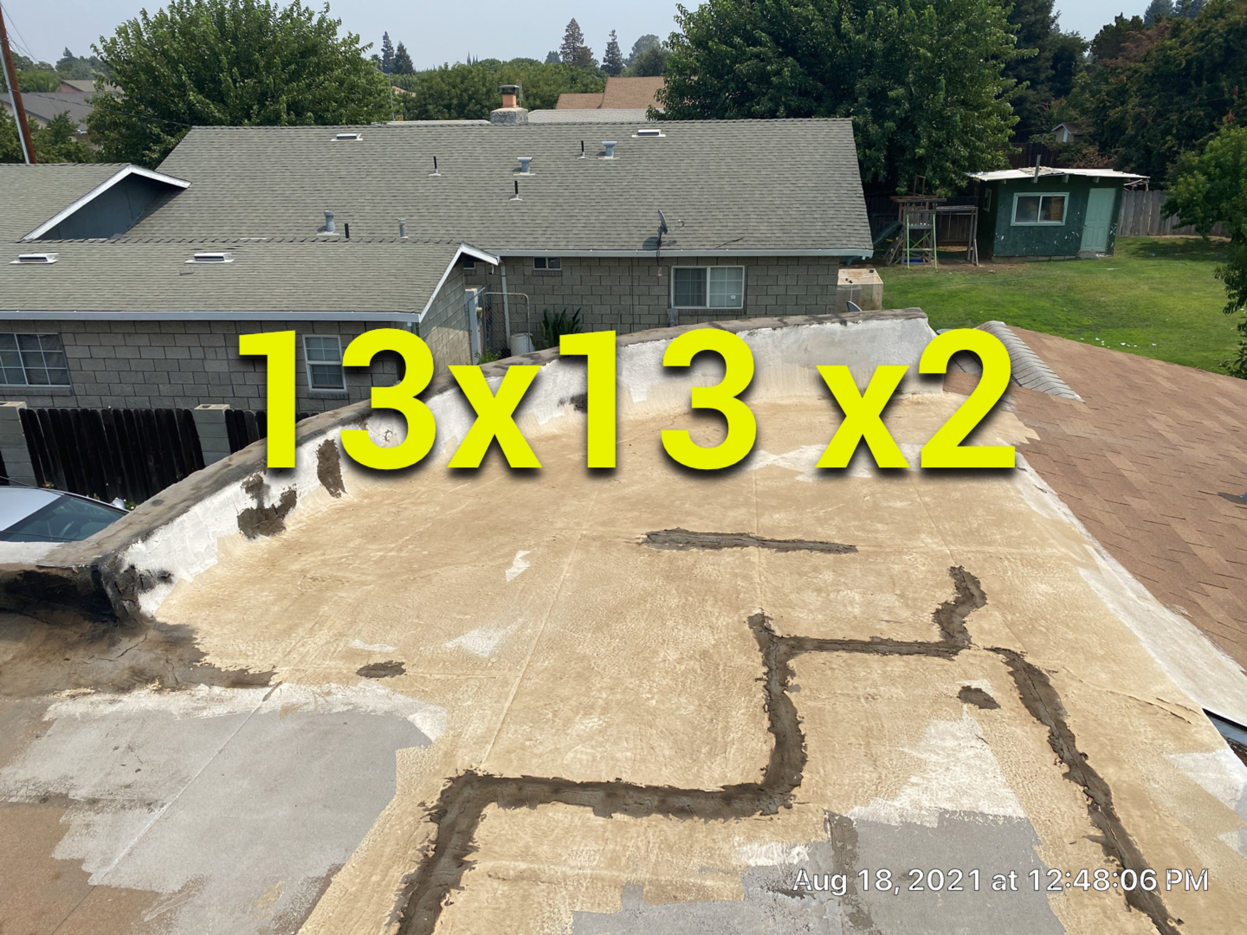 Residential Roofing Installation using Spray foam roofing insulation and General Coatings acrylic coatings by Straight Edge Roofing Inc