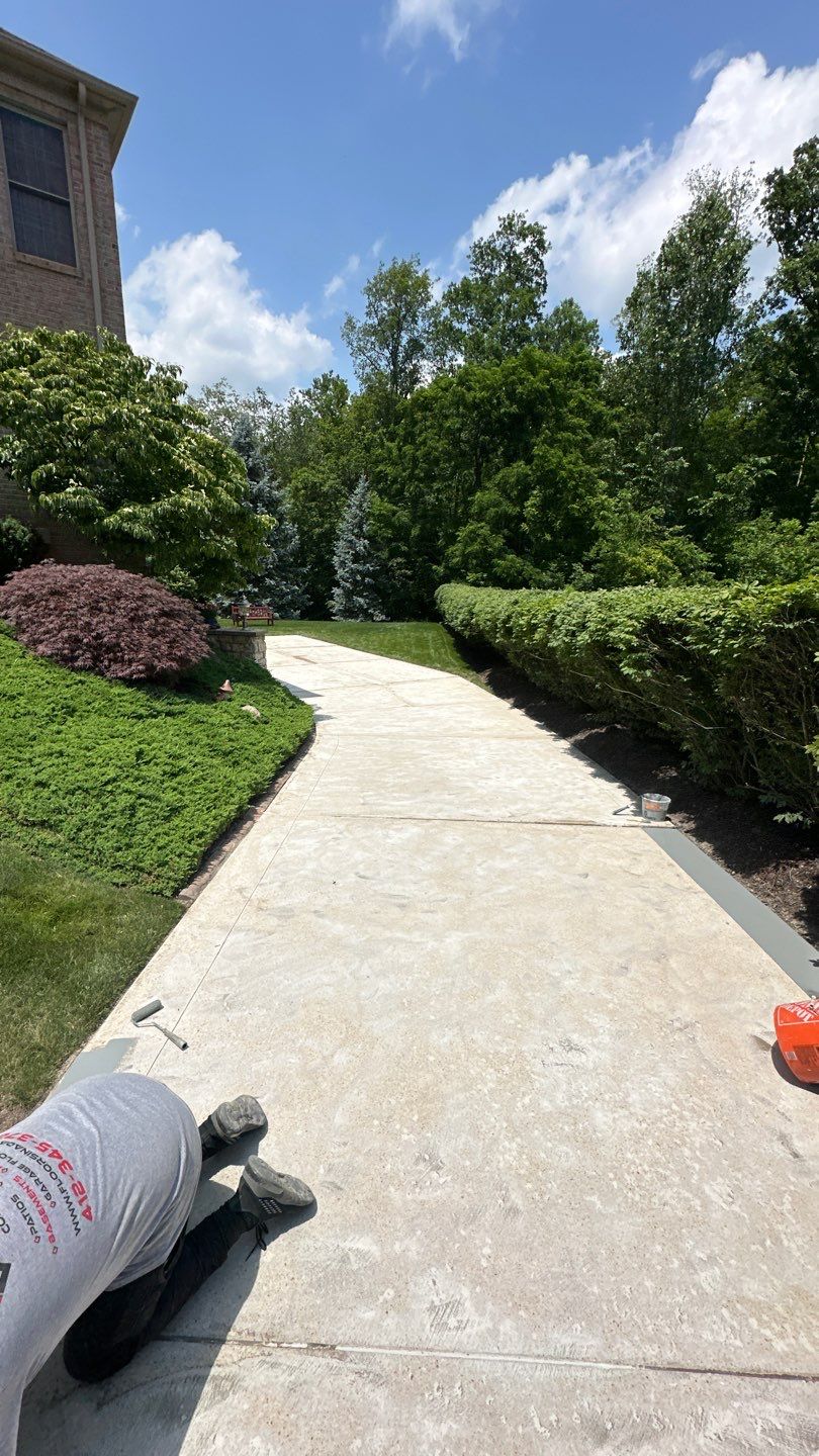 Driveway Walkway Patio Project in Canonsburg by Floors in a Day, Inc