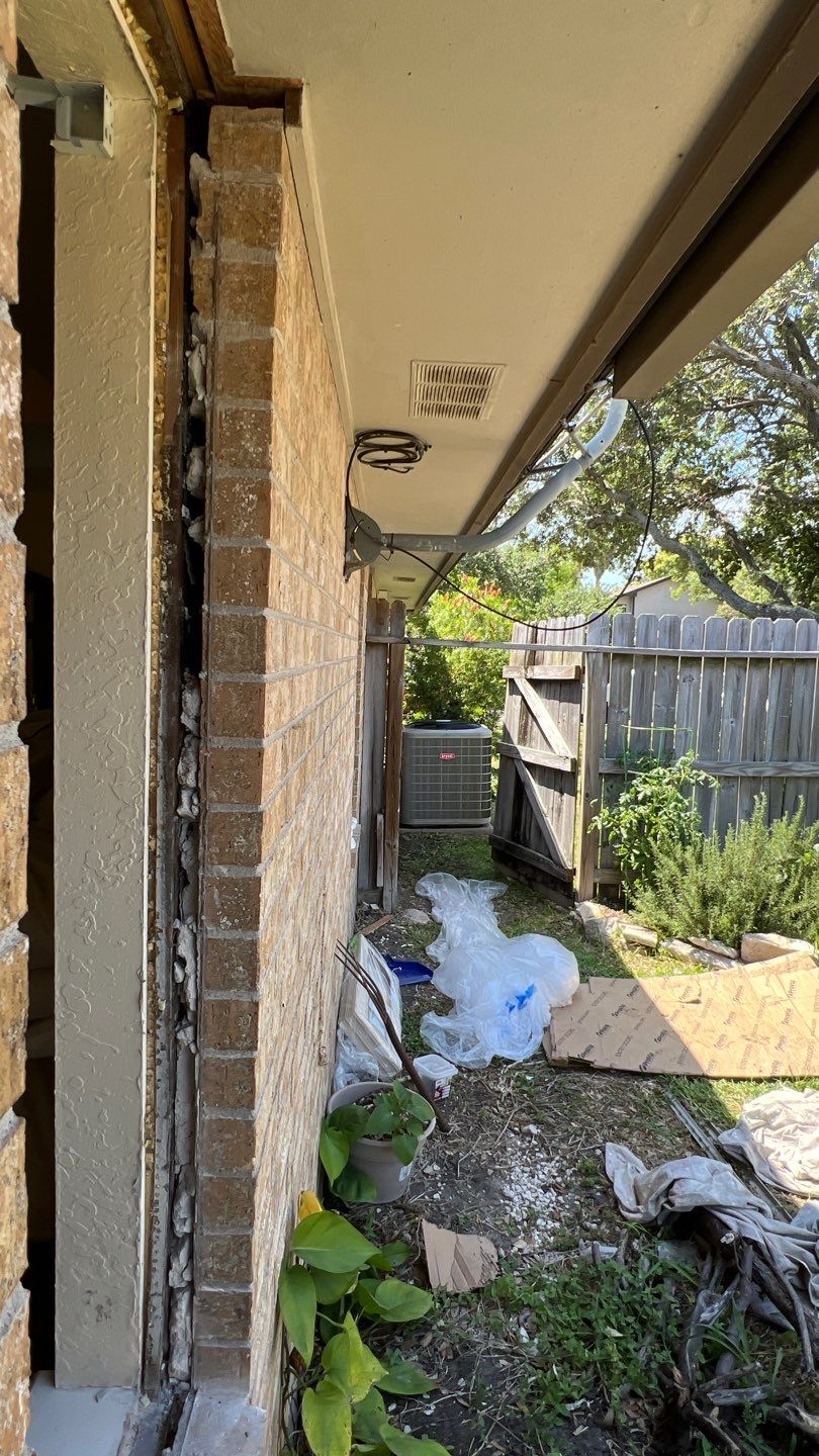 Impact windows brick install by Bayfront Roofing and Construction