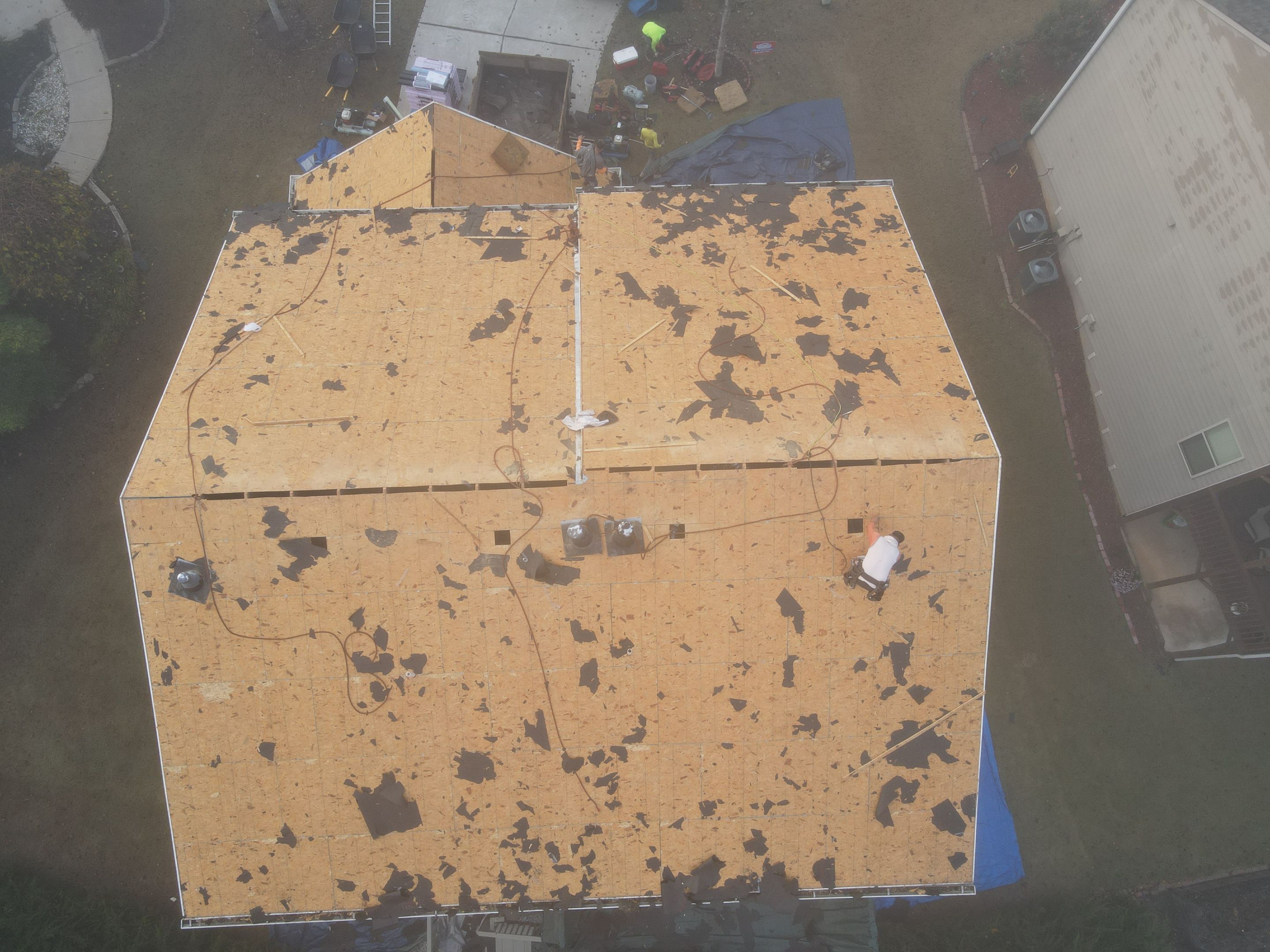 Residential Roofing Installation using Owens Corning by Inspector Roofing and Restoration