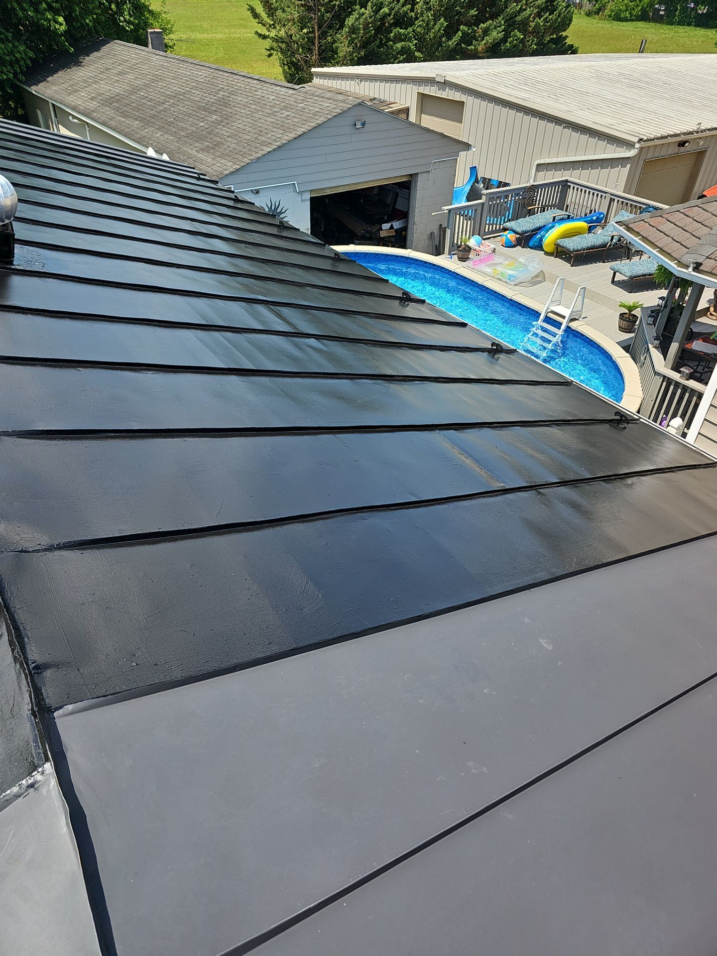 Metal Roof Repair by Winchester Roofing