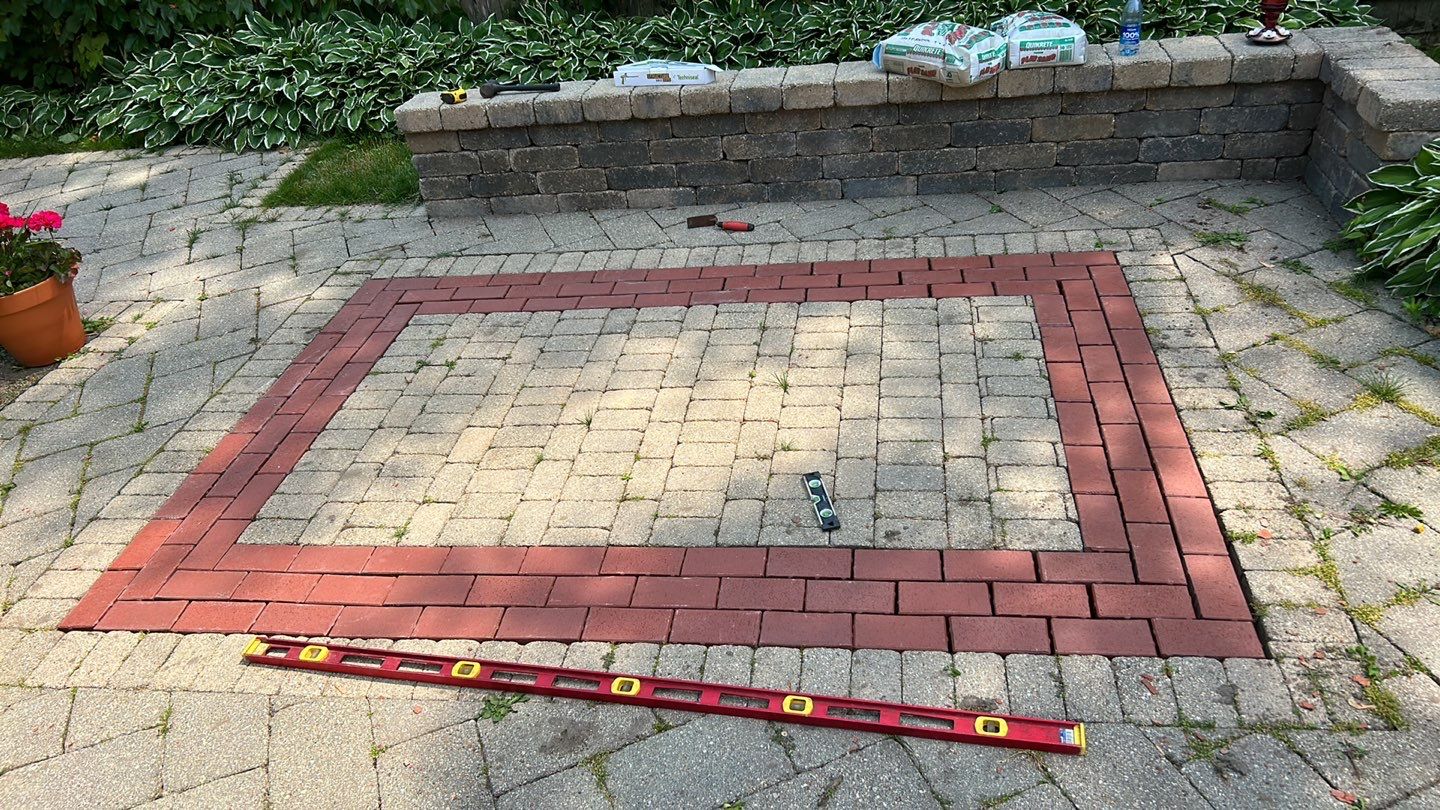 Brick paver clean, sand and seal.  using Surebond SB-1300 by Northern Power Washing LLC.