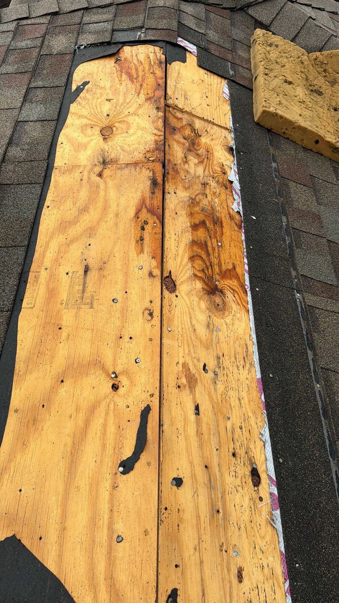 Hail Damage using Owen's Corning Duration (Lifetime) Shingles by Roof Repair Company