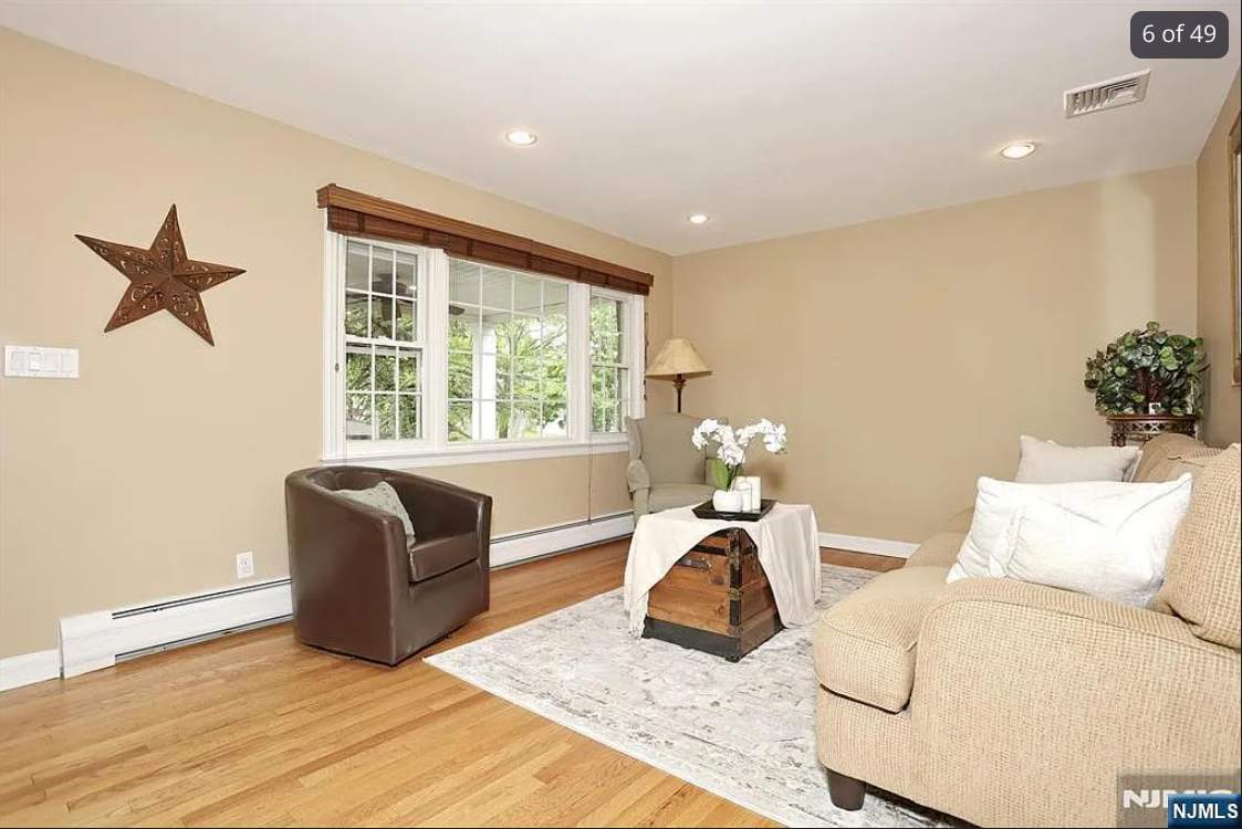 Interior Painting and Vaulted Ceiling Refresh in Oradell by Spectrum Painting, LLC