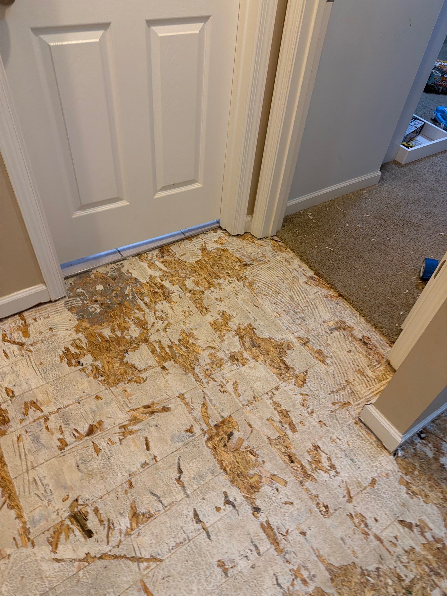 First floor LVP installation by Footprints Floors of Nashville