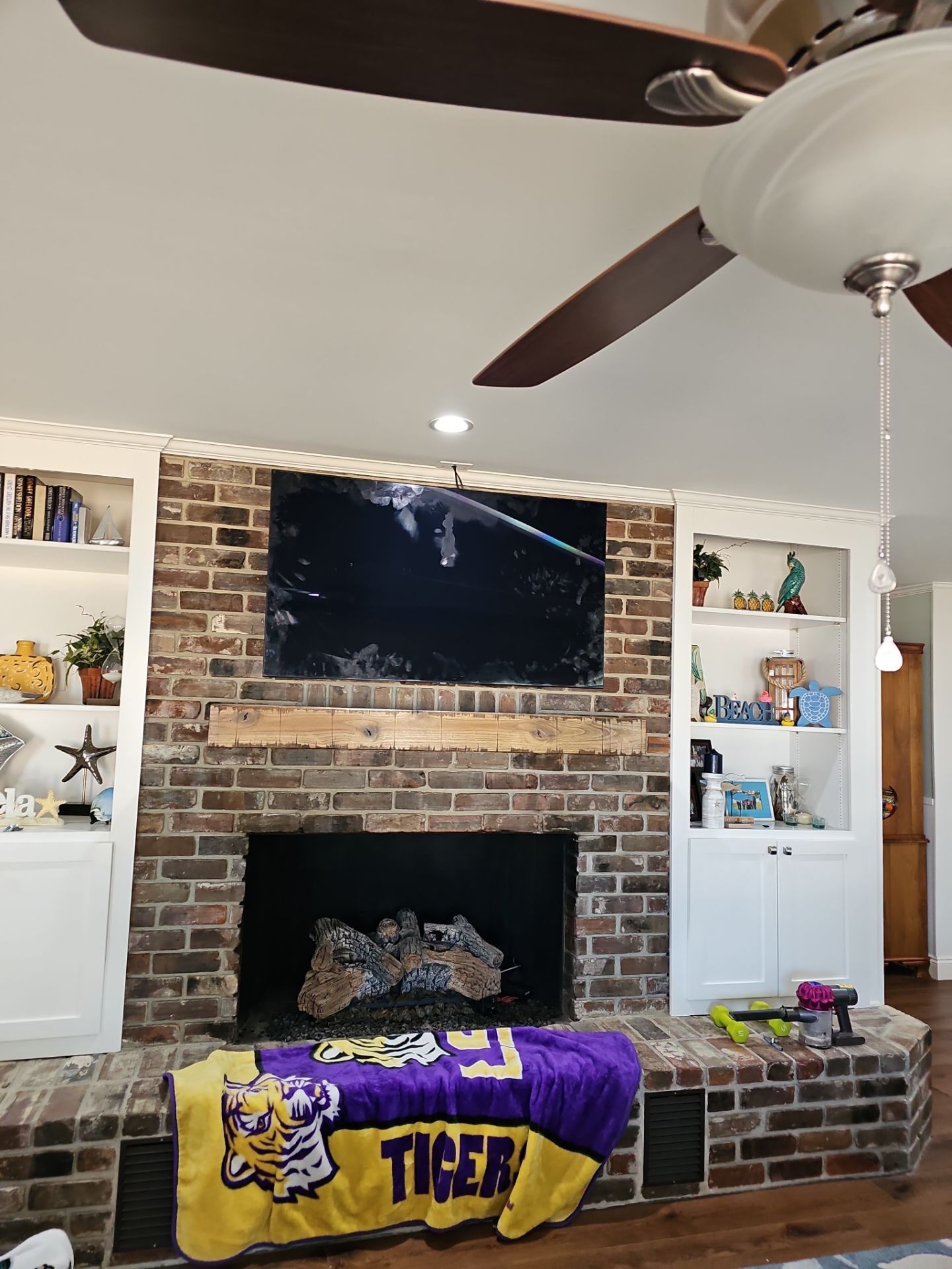 Fireplace TV Mounting Projects by Hangman Mounting & Installation 