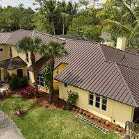 24ga 1.5 Mechanical Seam Mansard Brown by Total Roofing System The Metal Roof Experts