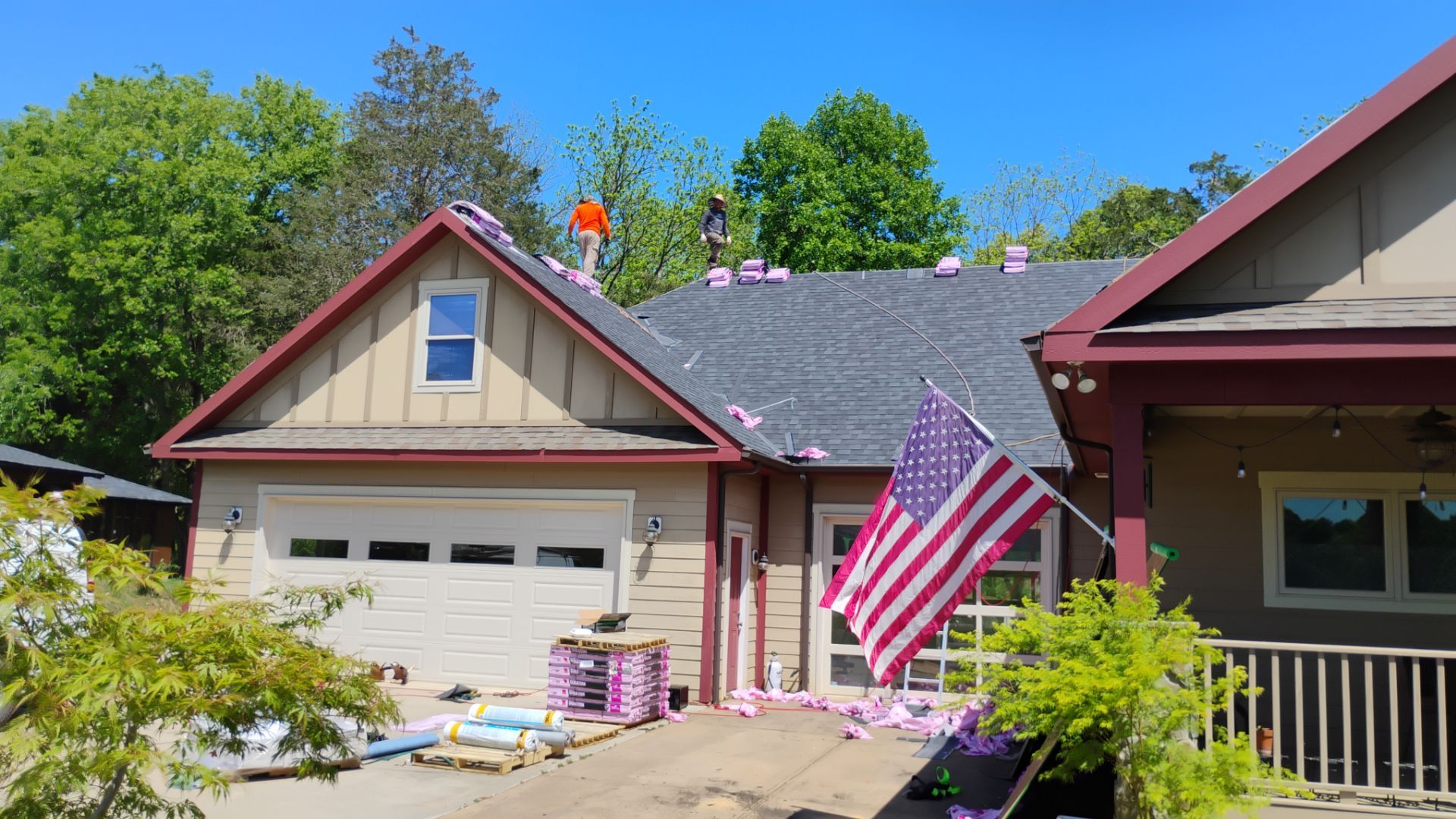 Tony's roof by BROCK BUILDERS 