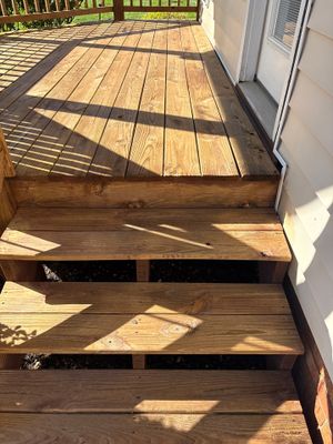 Deck using Wood Sealant