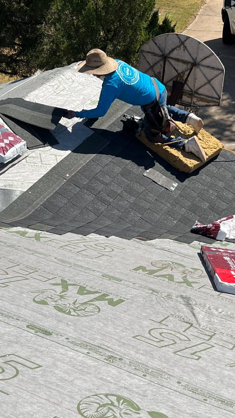 Residential Roofing Installation using GAF Natural Shadow  by A & H Roofing and Contracting