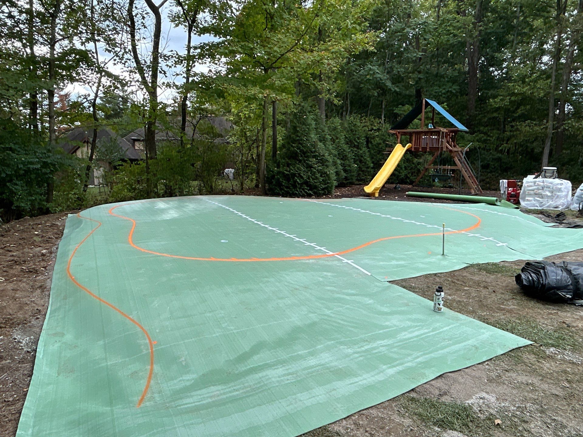 Custom Synthetic Backyard Dream in Cincinnati by Southwest Greens Midwest