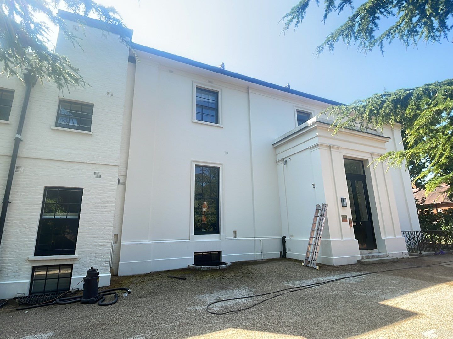 Render - Brickwork-Basement Patios using honda 21 ltr/min by Ges Exterior Cleaning ltd