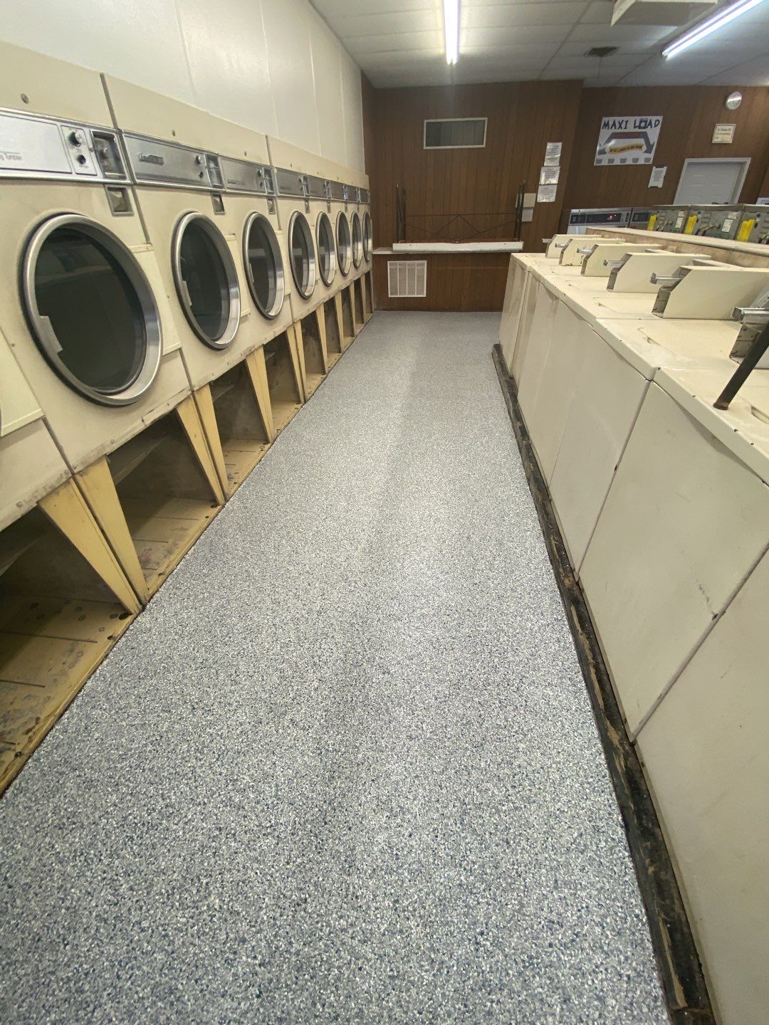 Laundromat Floor using Tidal Wave by Your1DayFloor.com