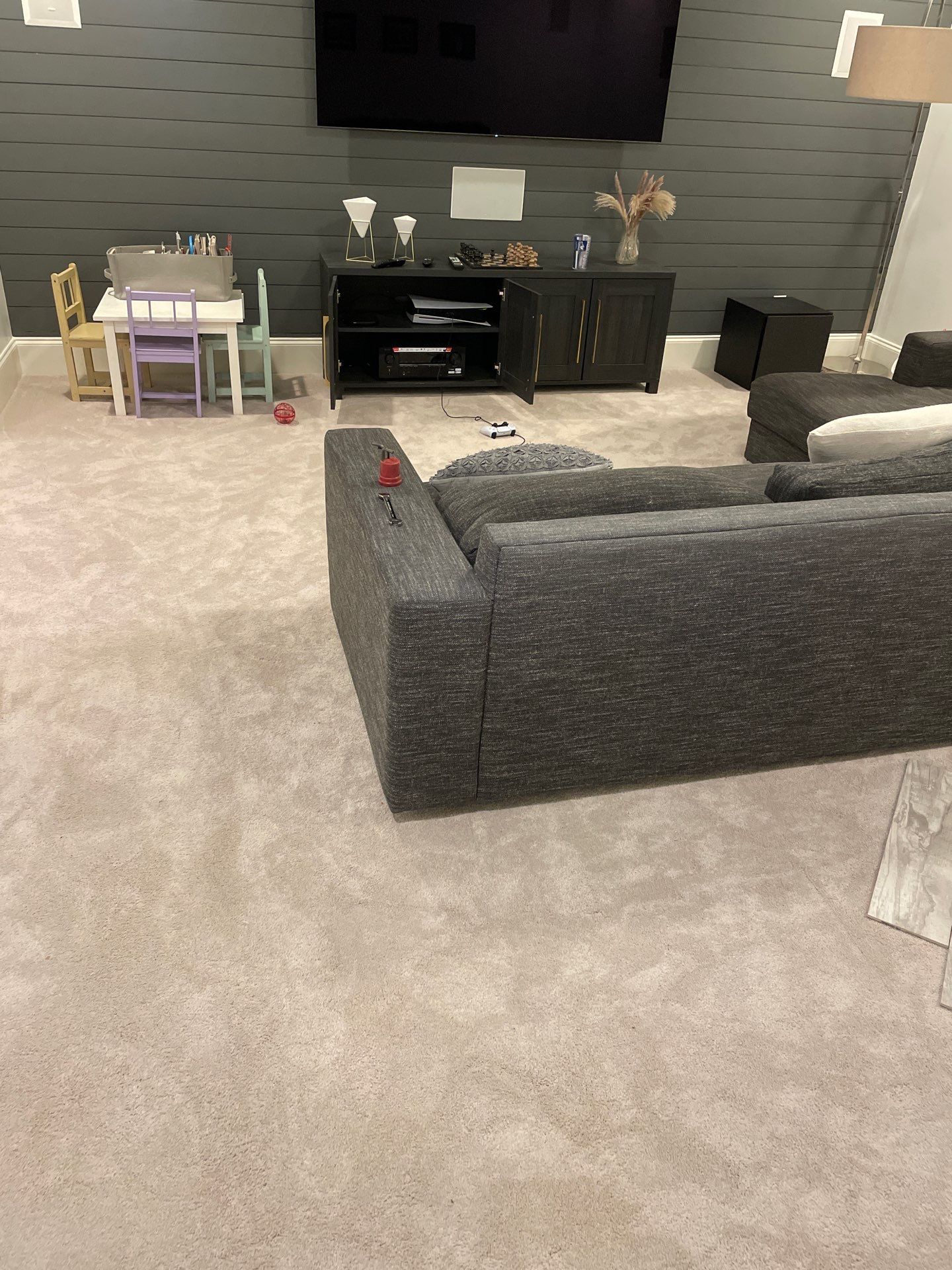 Herringbone and plank tile by Footprints Floors of East Atlanta
