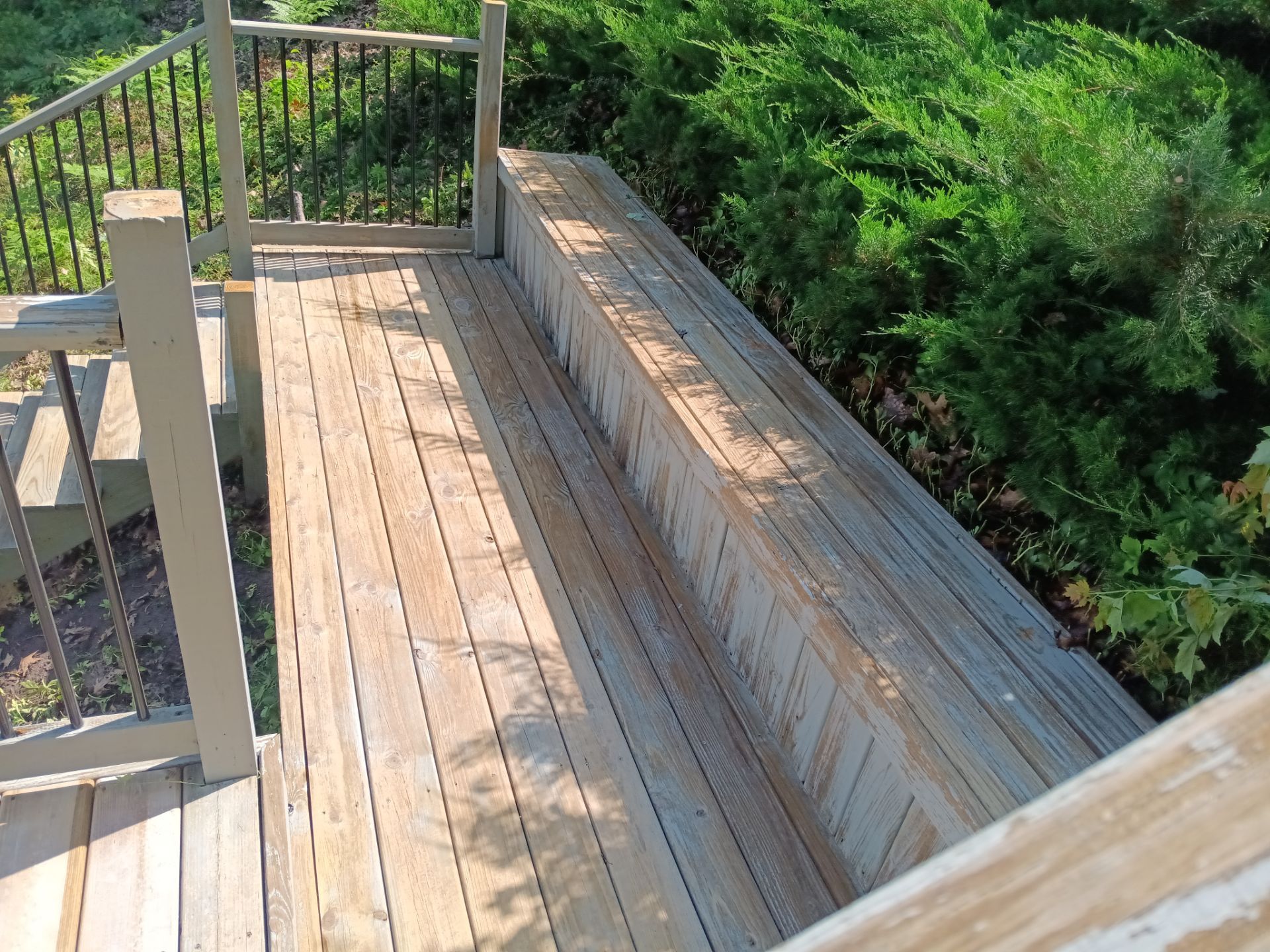 Exterior Deck using solid stain by Gordon Painting