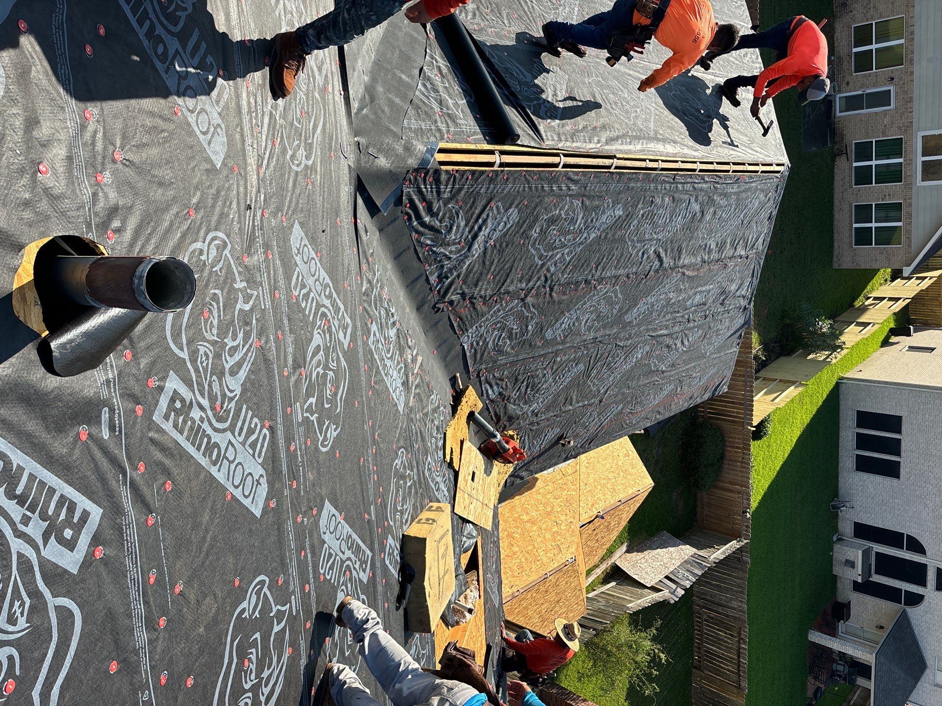 Residential Roofing Installation using Owen's Corning Duration (Lifetime) Shingles by Roof Repair Company