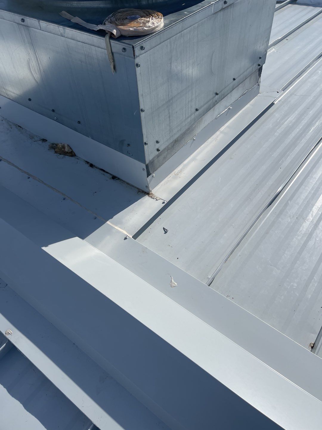 Commercial Roofing Installation using 24 Guage Double Lock Standing Seam by CentiMark Roofing