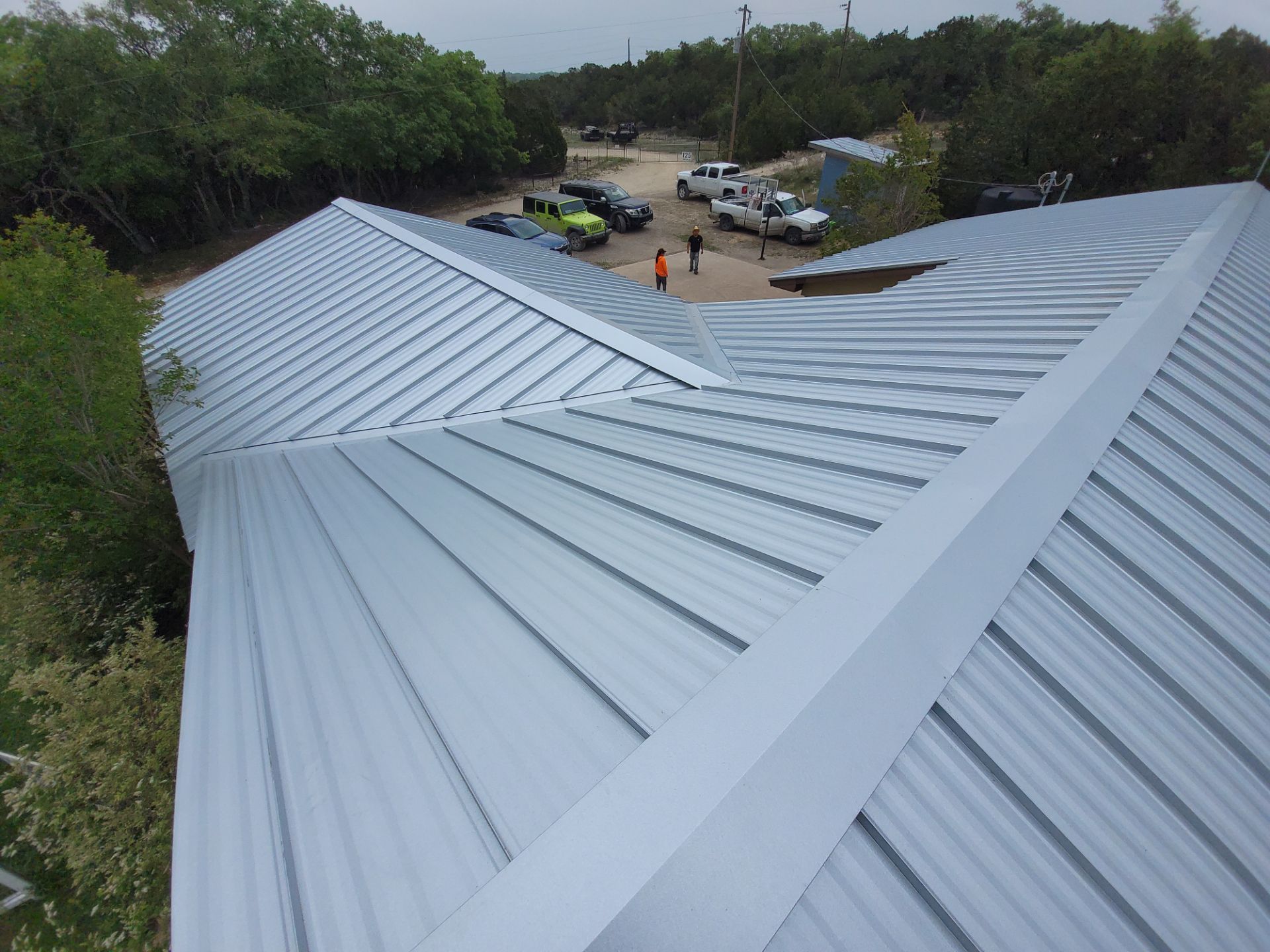 Galvalume Standing Seam offers a 45-year finish warranty! by Oakwood Roofing and Construction, LLC