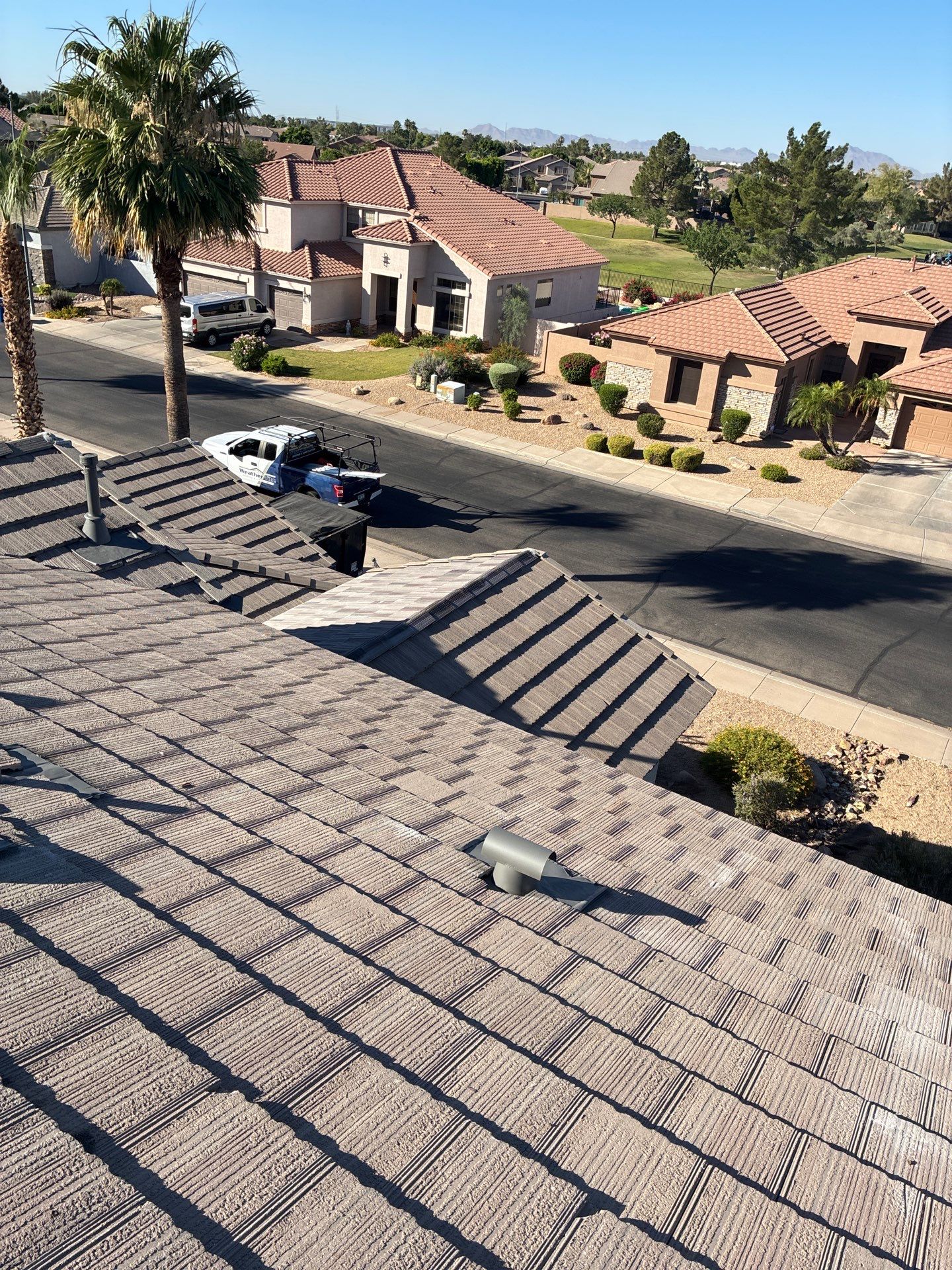 Tile Reset using Concrete Tiles in Mesa, Arizona  by Weather-Tite Roofing