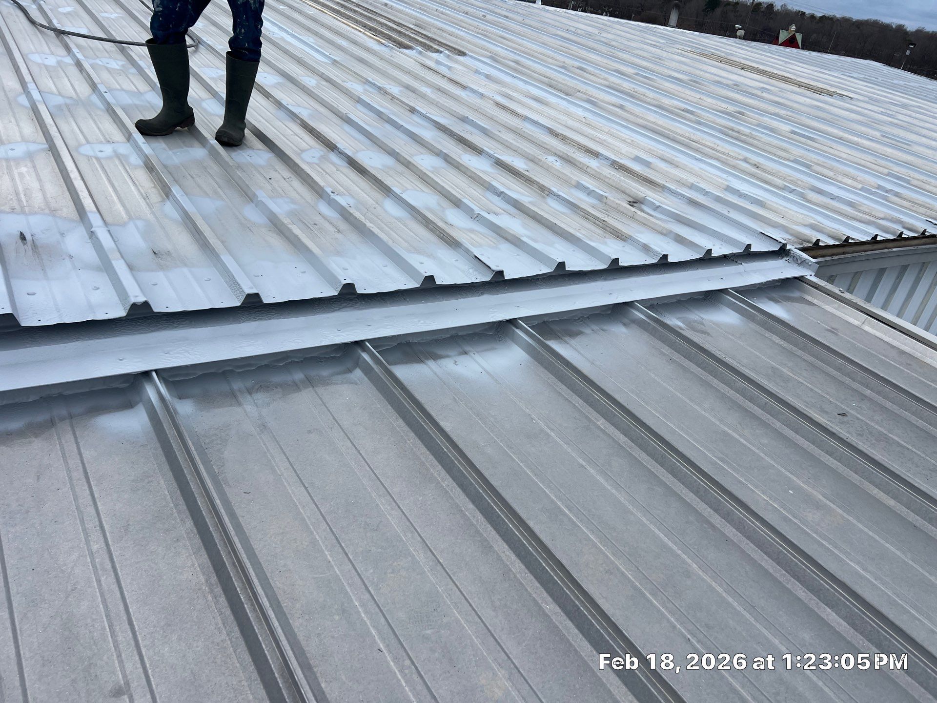 Acrylic Coating  by Just In Time Roofing and Restoration