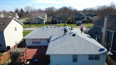 Roofing project in Cary, IL by Innovative Home Concepts
