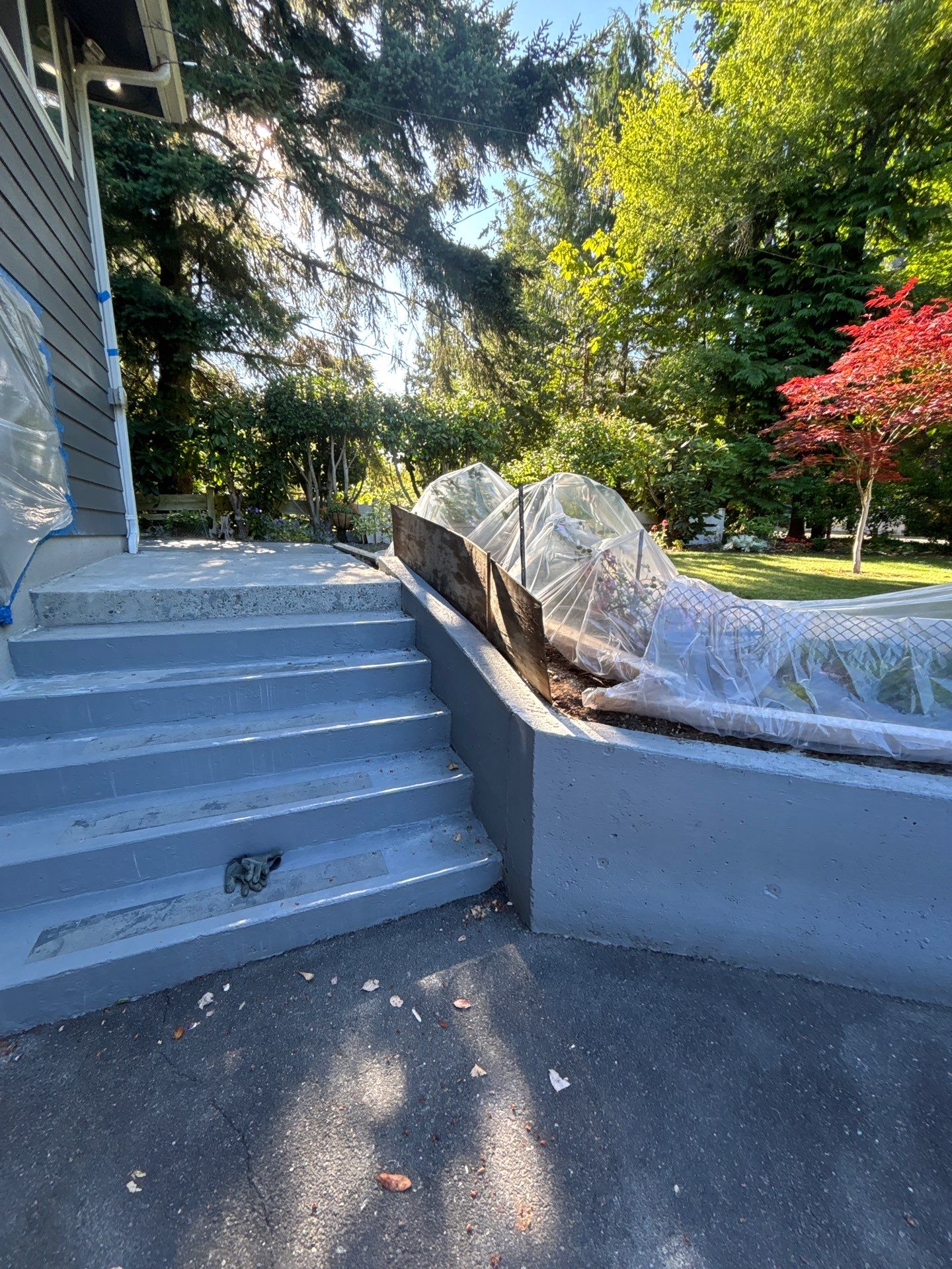 Epoxy Stairs & Sealcoat Driveway Application by Jireh Asphalt & Concrete Inc 