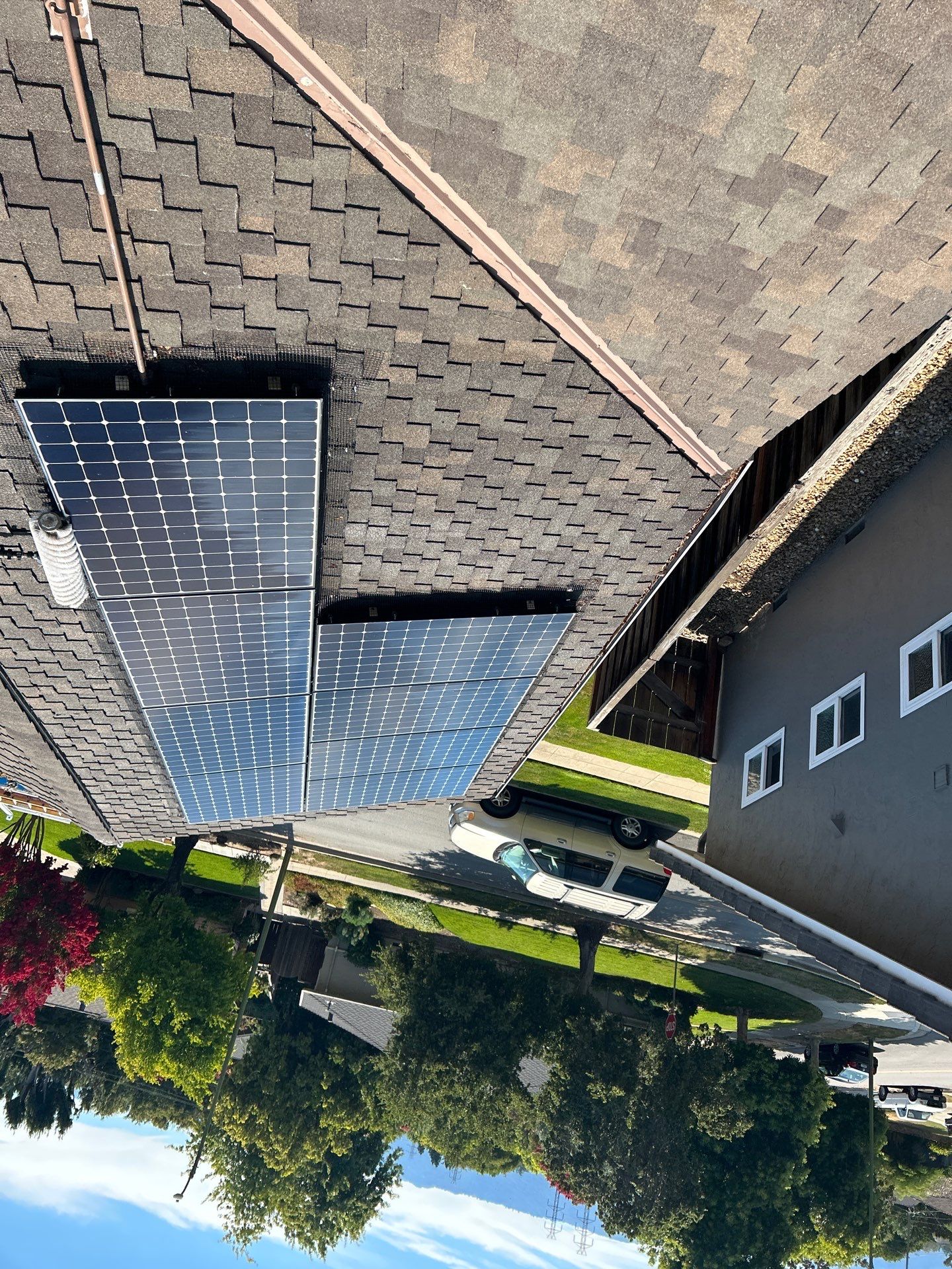 Solar Panel Critter Guard Installation by All One Solar Shine