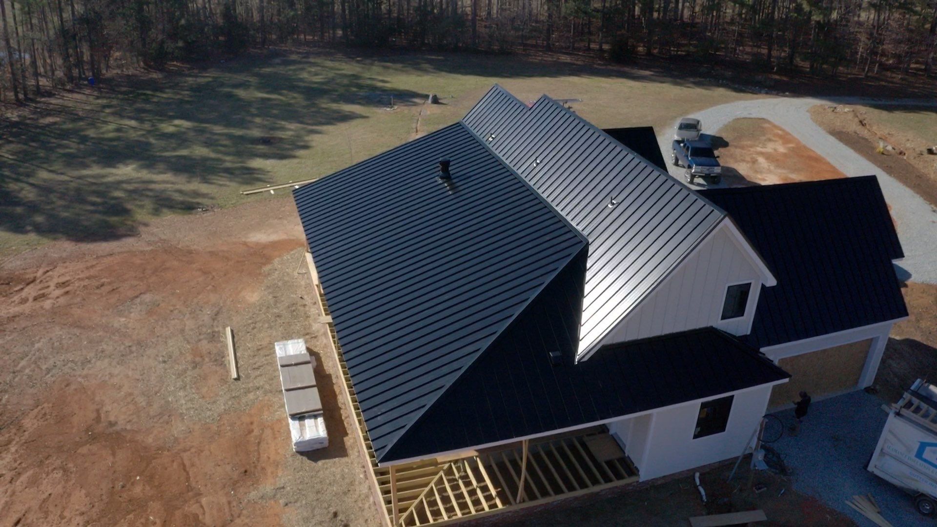 Custom Home Metal Roof Installation by Just In Time Roofing and Restoration