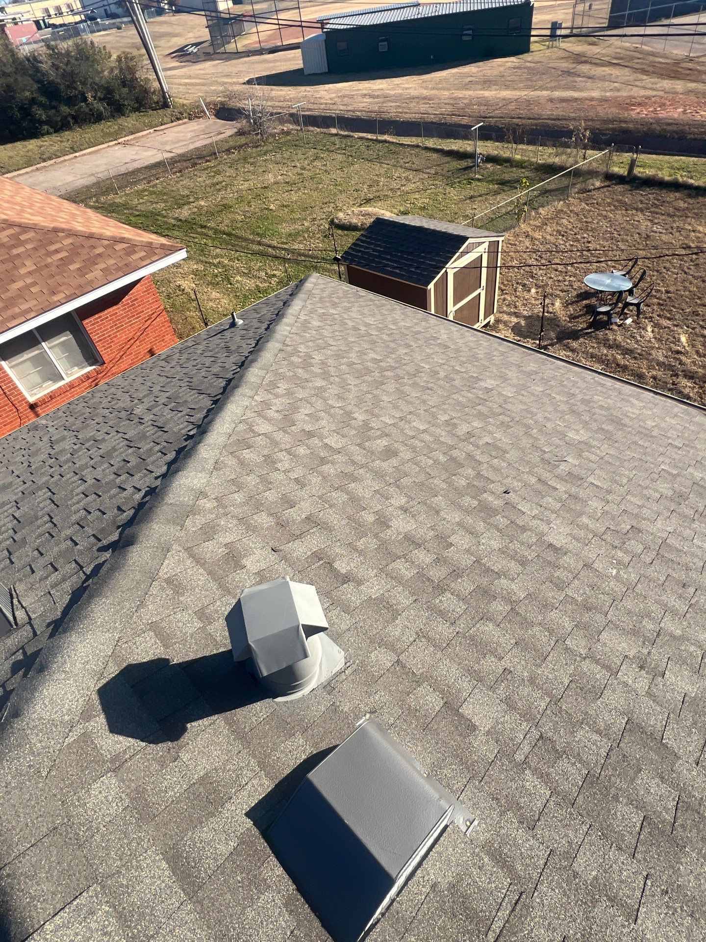 roof and full vent replacement in Midwest City by McCann's Roofing and Construction