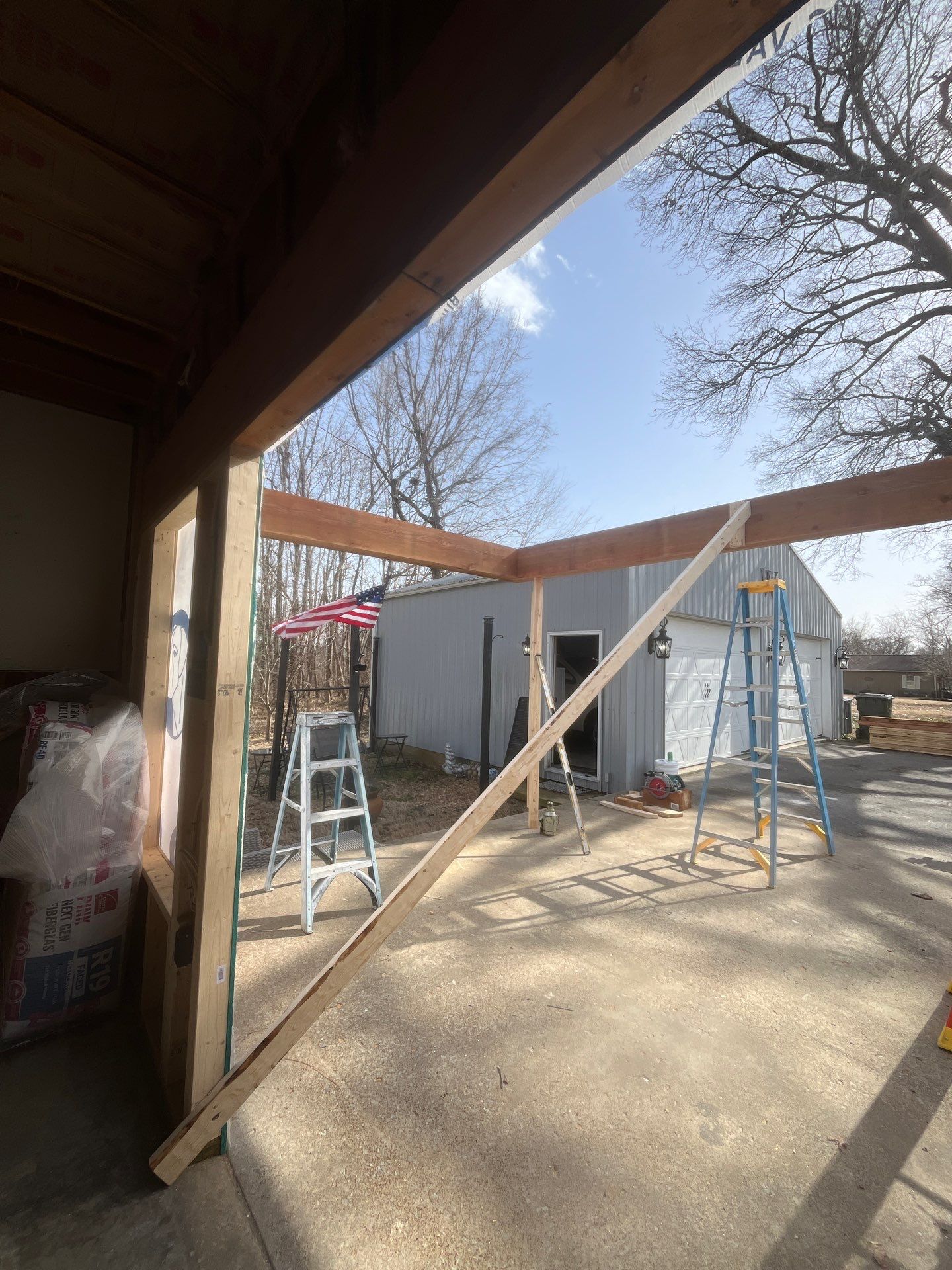 Garage Remodel And added Porch by Skilled Construction LLC