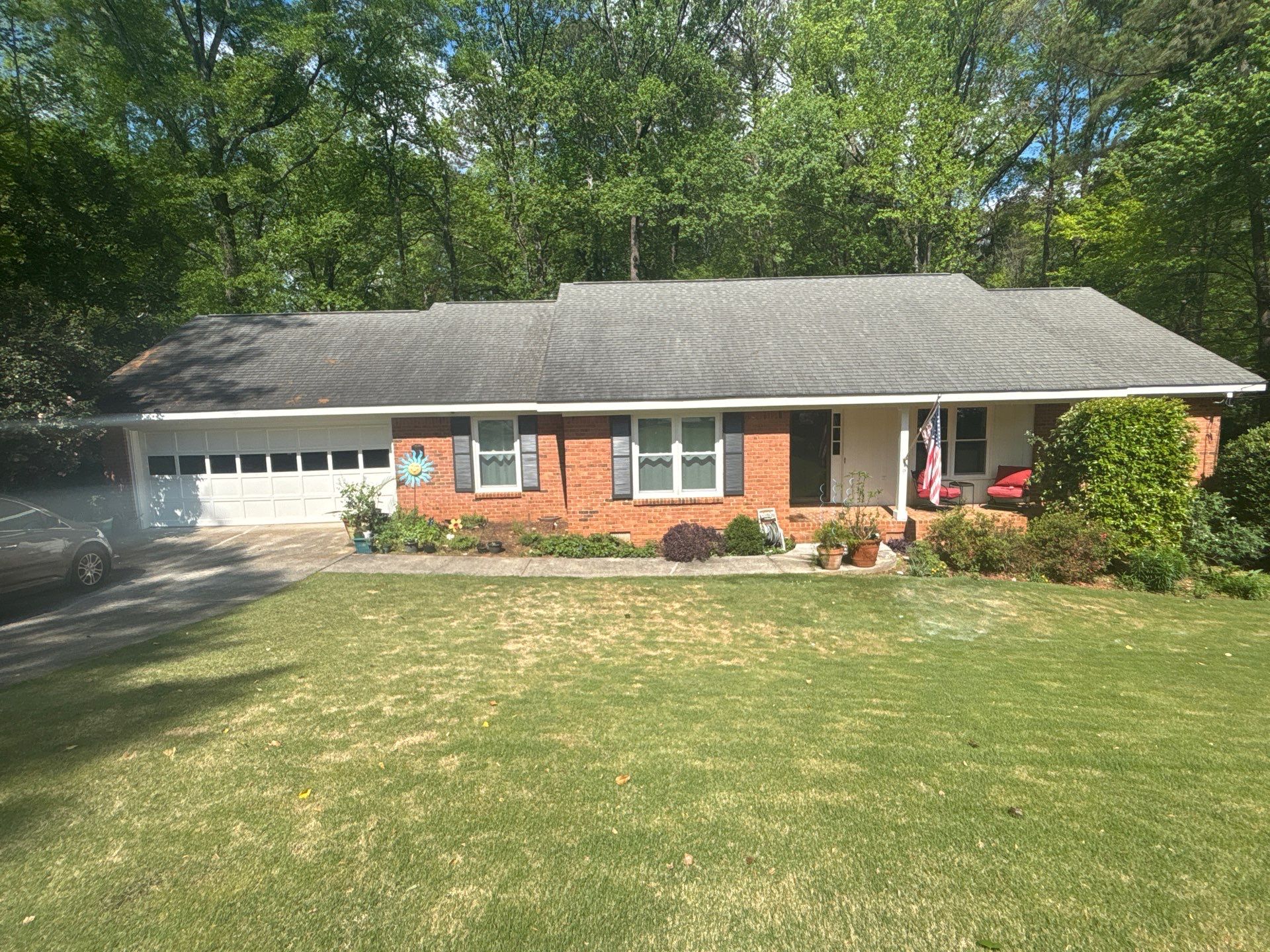 Gable Siding and Rotten Wood Replacements in Atlanta, GA with New Door and Window Installs by Nelson Exteriors 