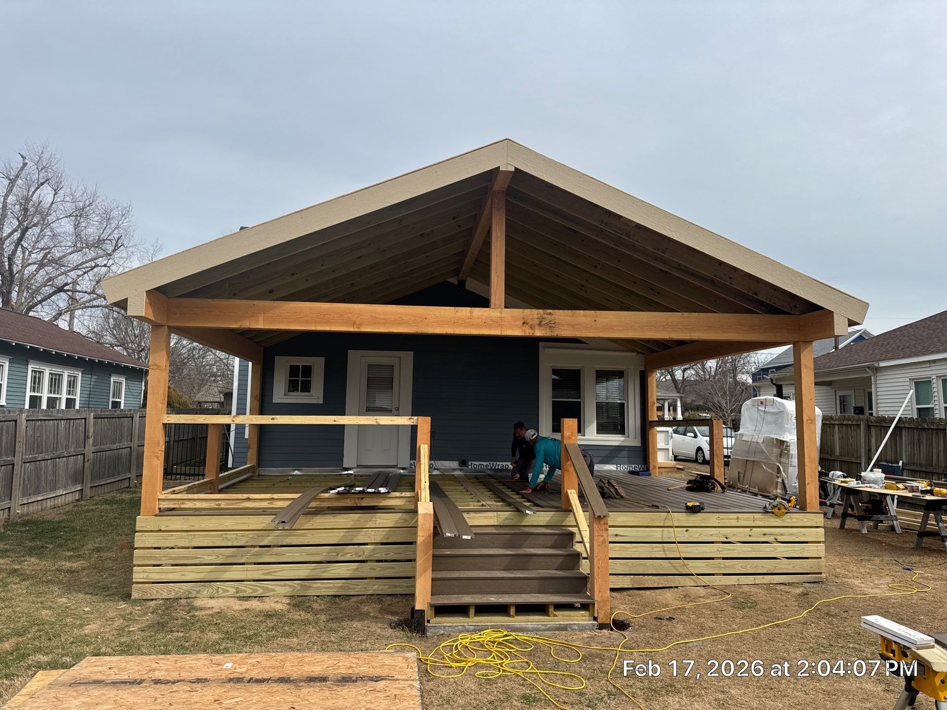 Siding, New Deck and Paint - Rogers by Complete Roofing and Restoration Solutions
