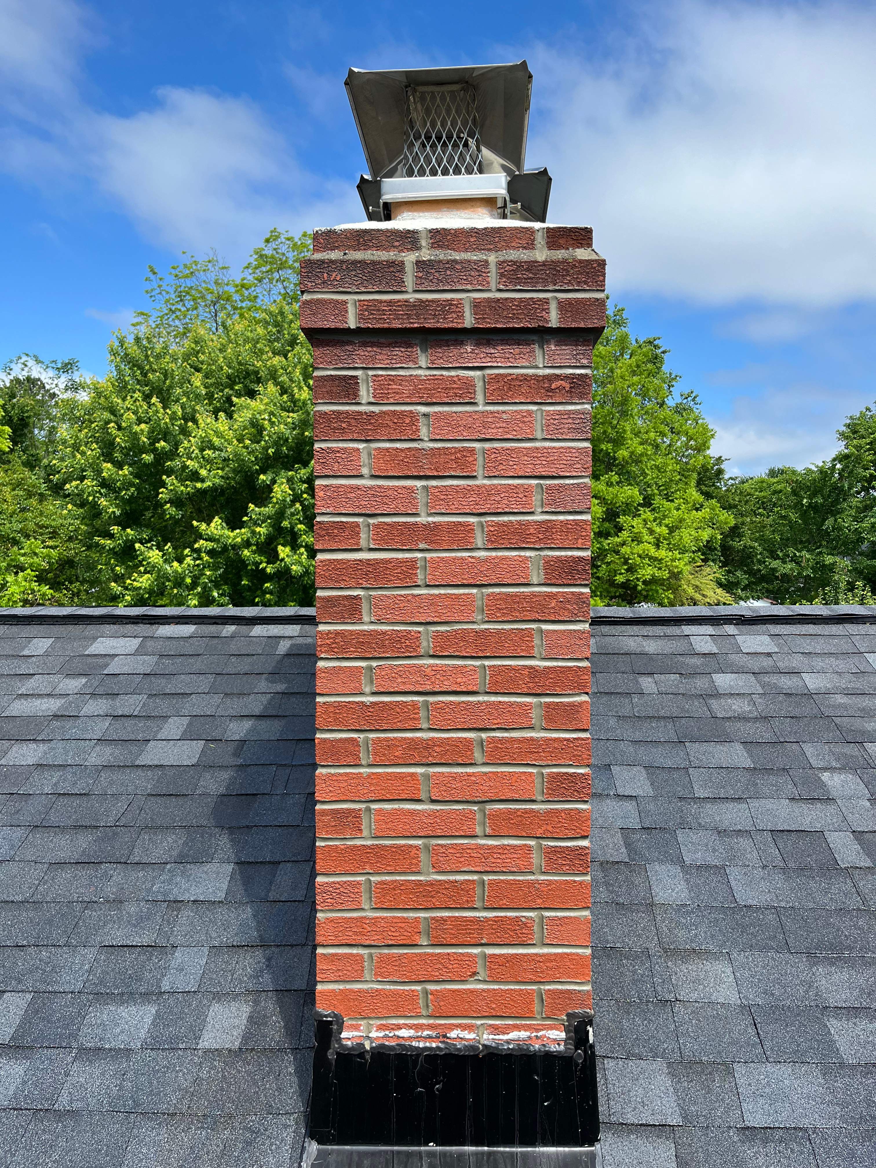 Masonry Repair for Chimney Leak by Premier Chimney and Roofing