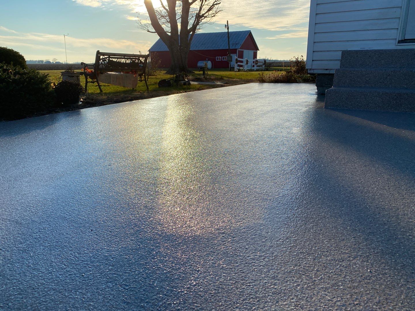 Patio Repair using Fieldstone by Your1DayFloor.com