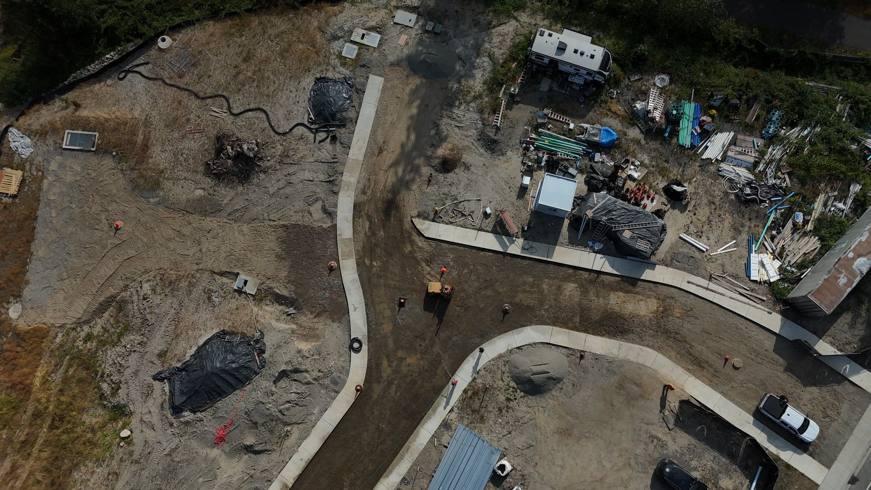 Asphalt Road Repair in Neighborhood  by Jireh Asphalt & Concrete Inc 