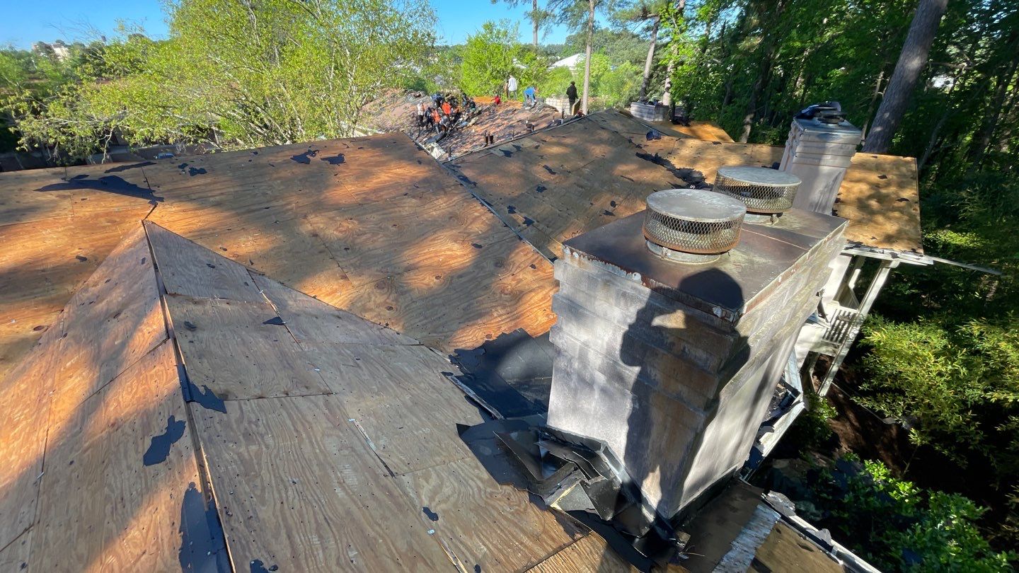 Commercial Roofing Installation using Owens Corning Autumn Brown by Inspector Roofing and Restoration