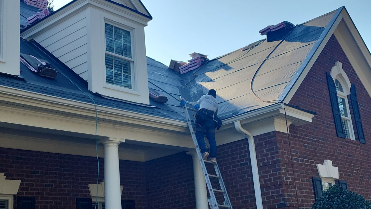 Residential Roofing Installation using Owens Corning Duration Estate Gray by Indigo State Roofing