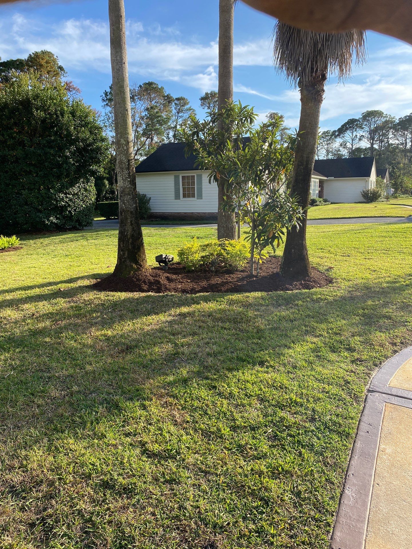 Deerwood Residence | Sod Repair & Mulch Installation  by ProGreen Services