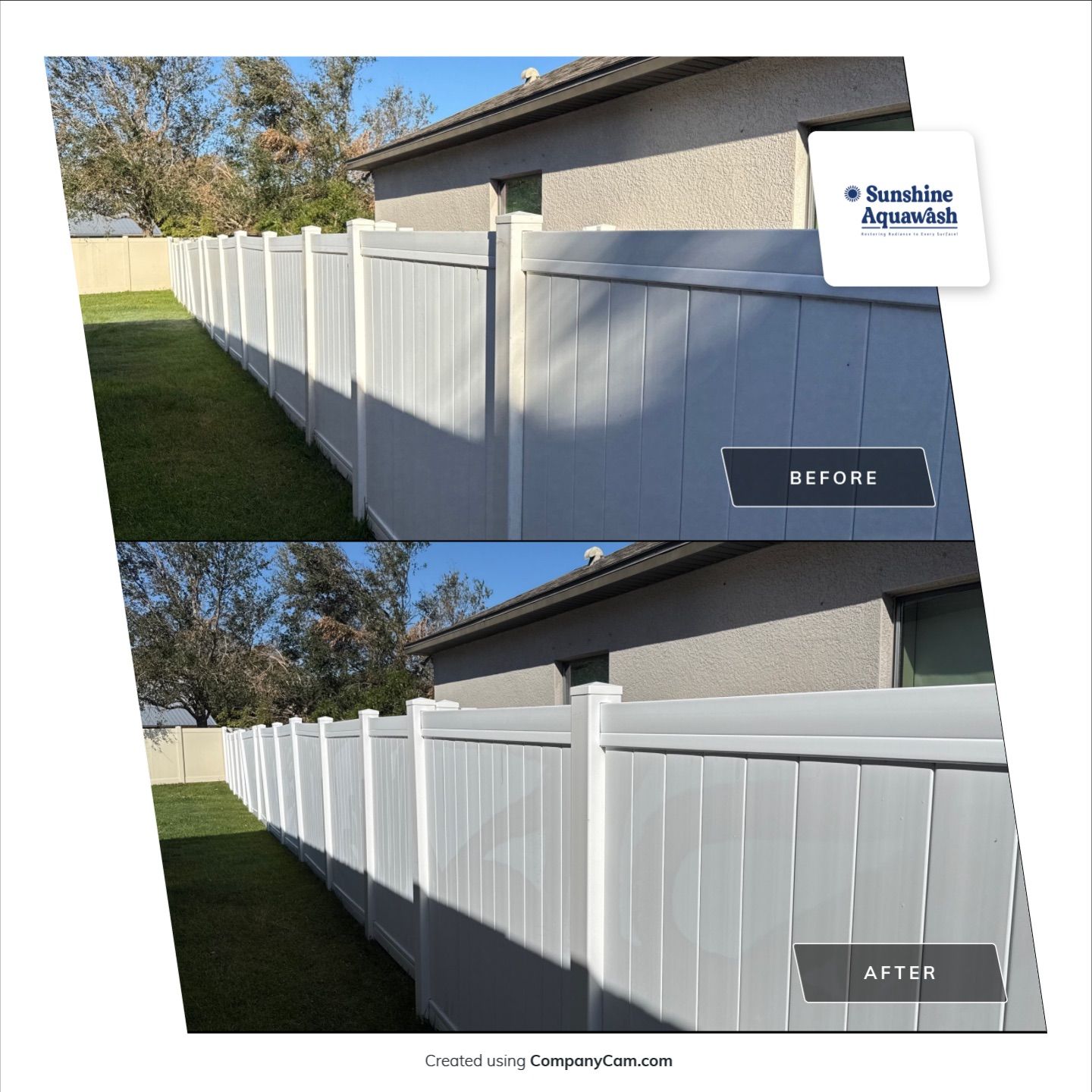 Comprehensive Concrete and Vinyl Fence Cleaning in Willow Walk Community, Palmetto, FL by Sunshine AquaWash