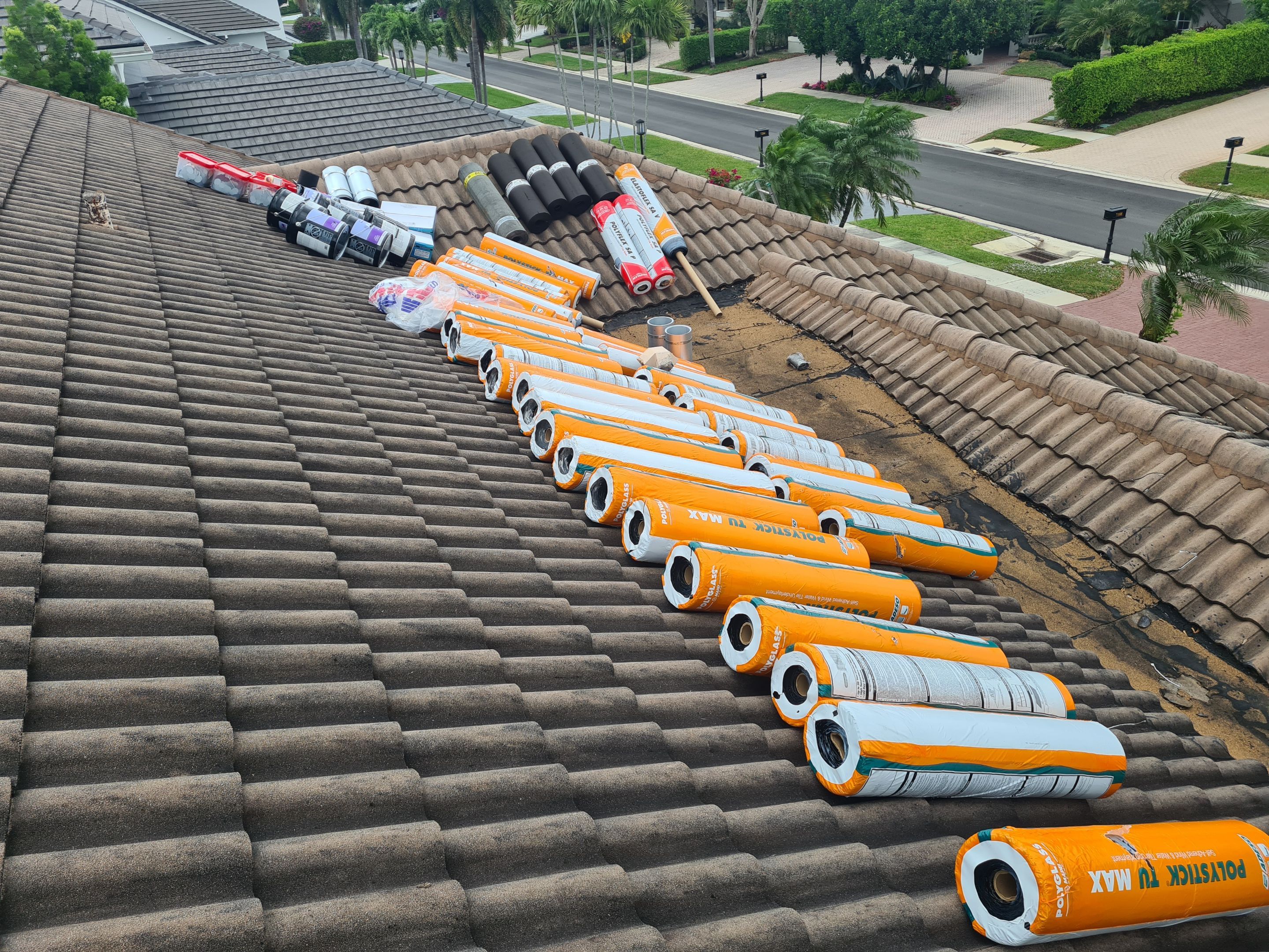 Residential Roofing Installation using Eagle Roofing Tile by BLUES BROTHERS ROOFING