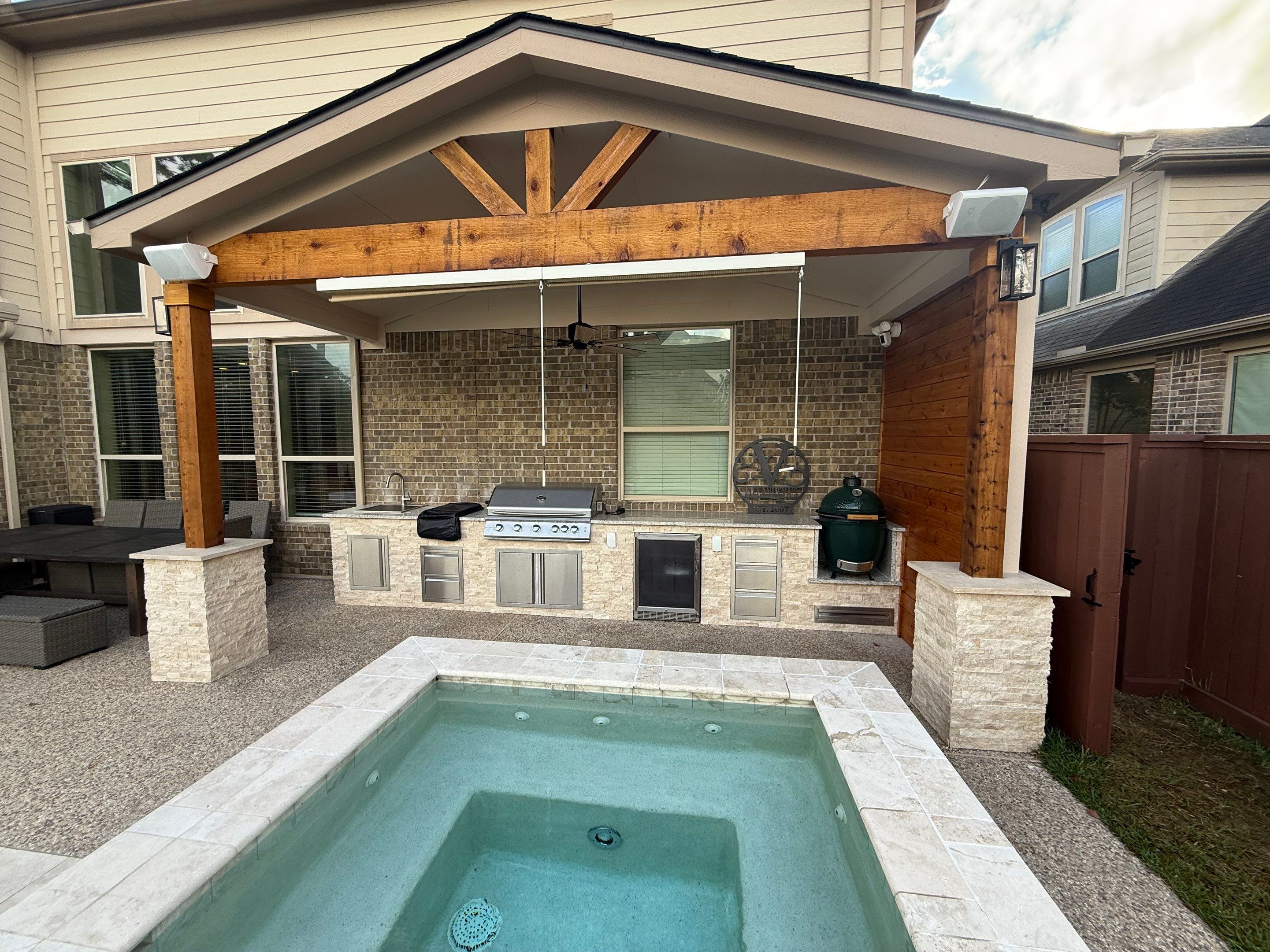 Patio and Summer Kitchen by SophAlx LLC