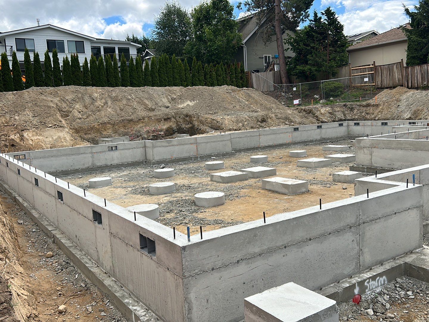 Thomas Custom Homes Development  by Jireh Asphalt & Concrete Inc 